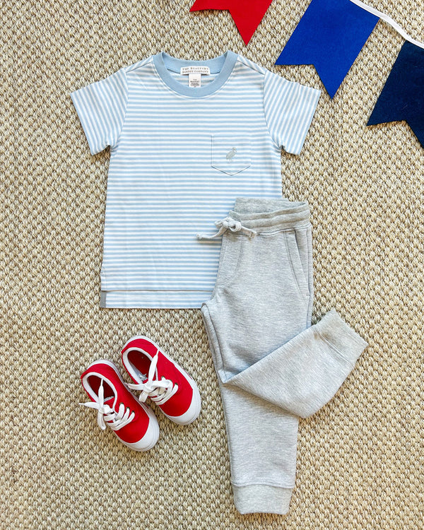 Beaufort Bonnet Carter Crewneck, Beale Street Blue Stripe