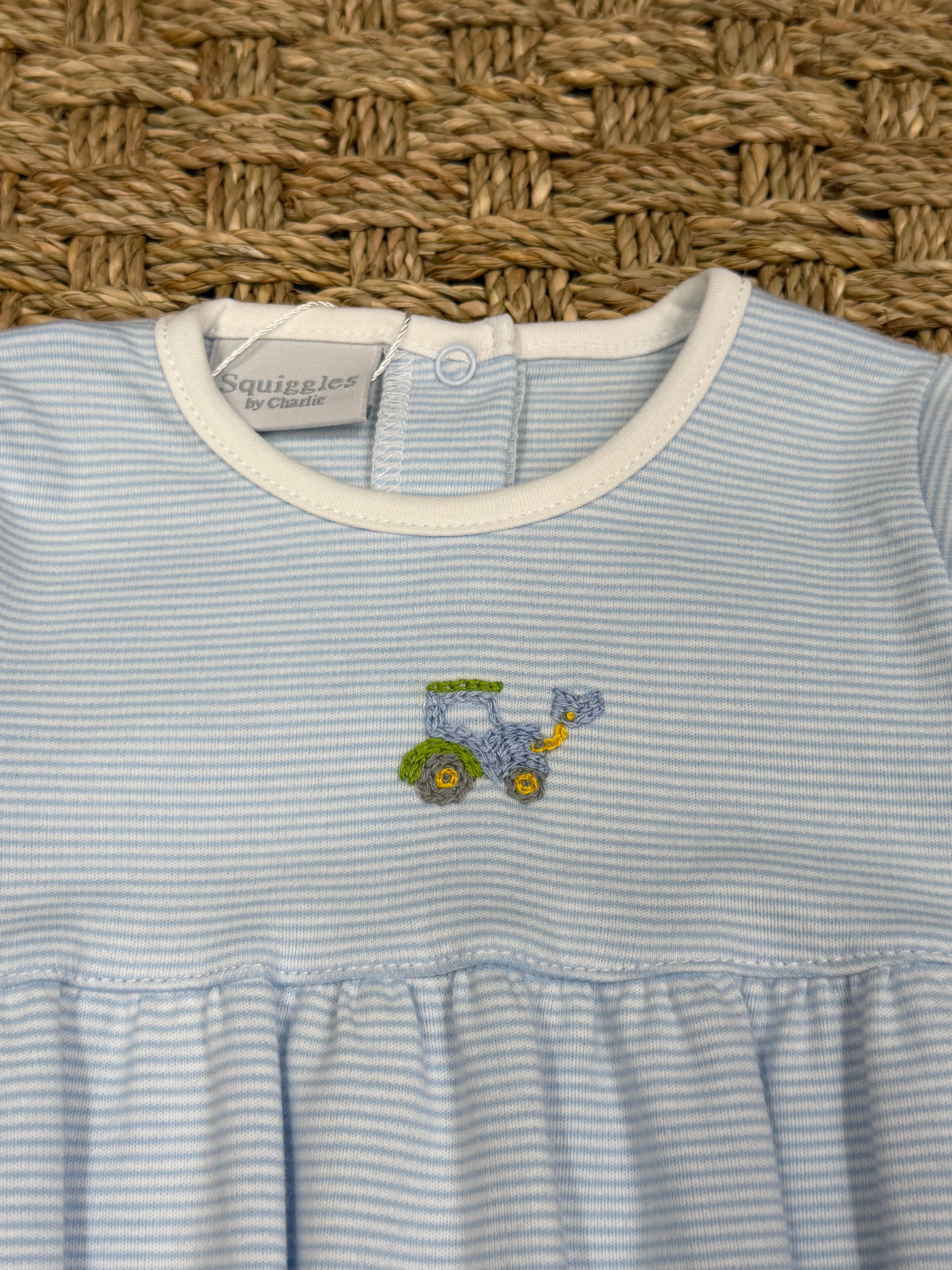 Squiggles Mini Tractor Striped Bubble