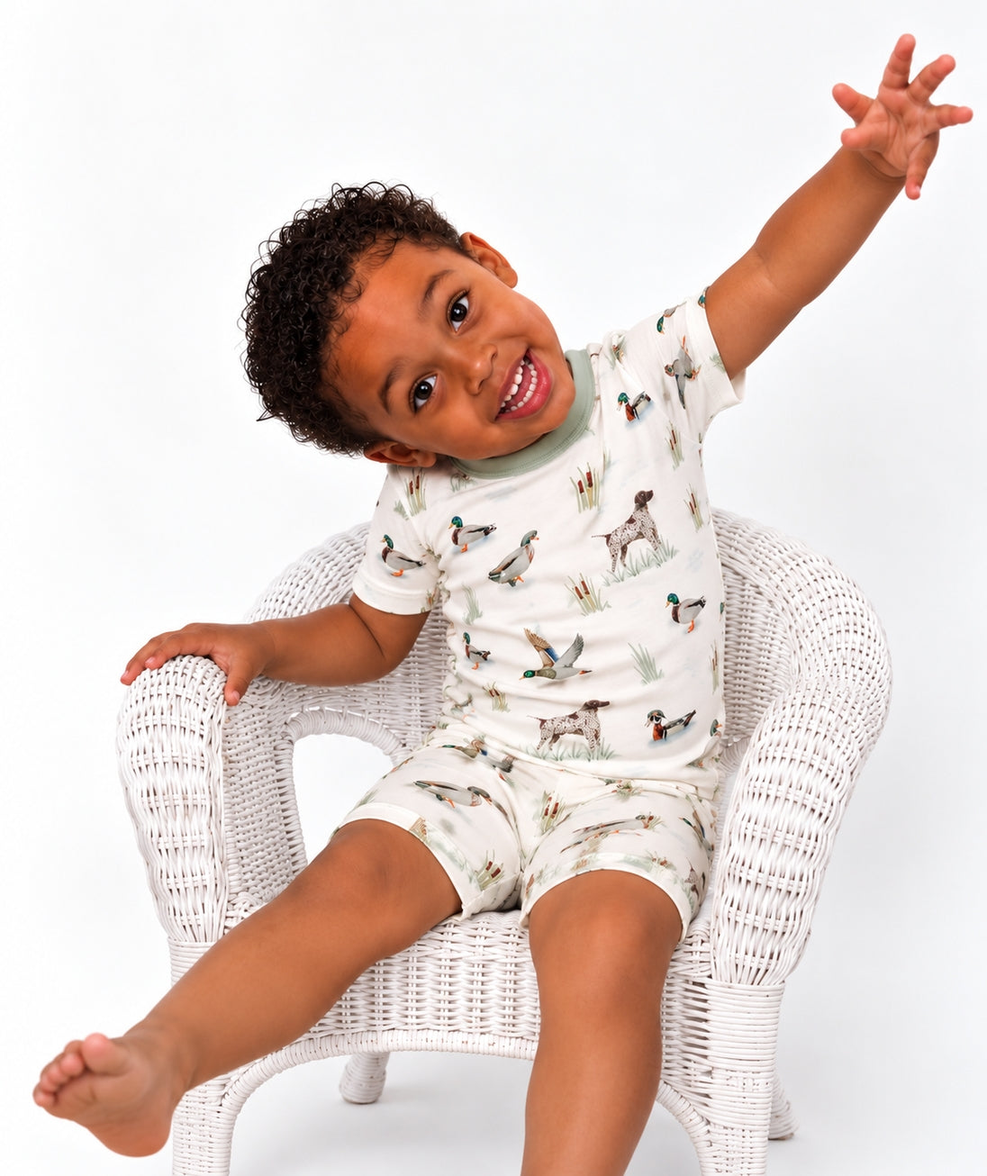 Little Labels Field & Feather Short Set