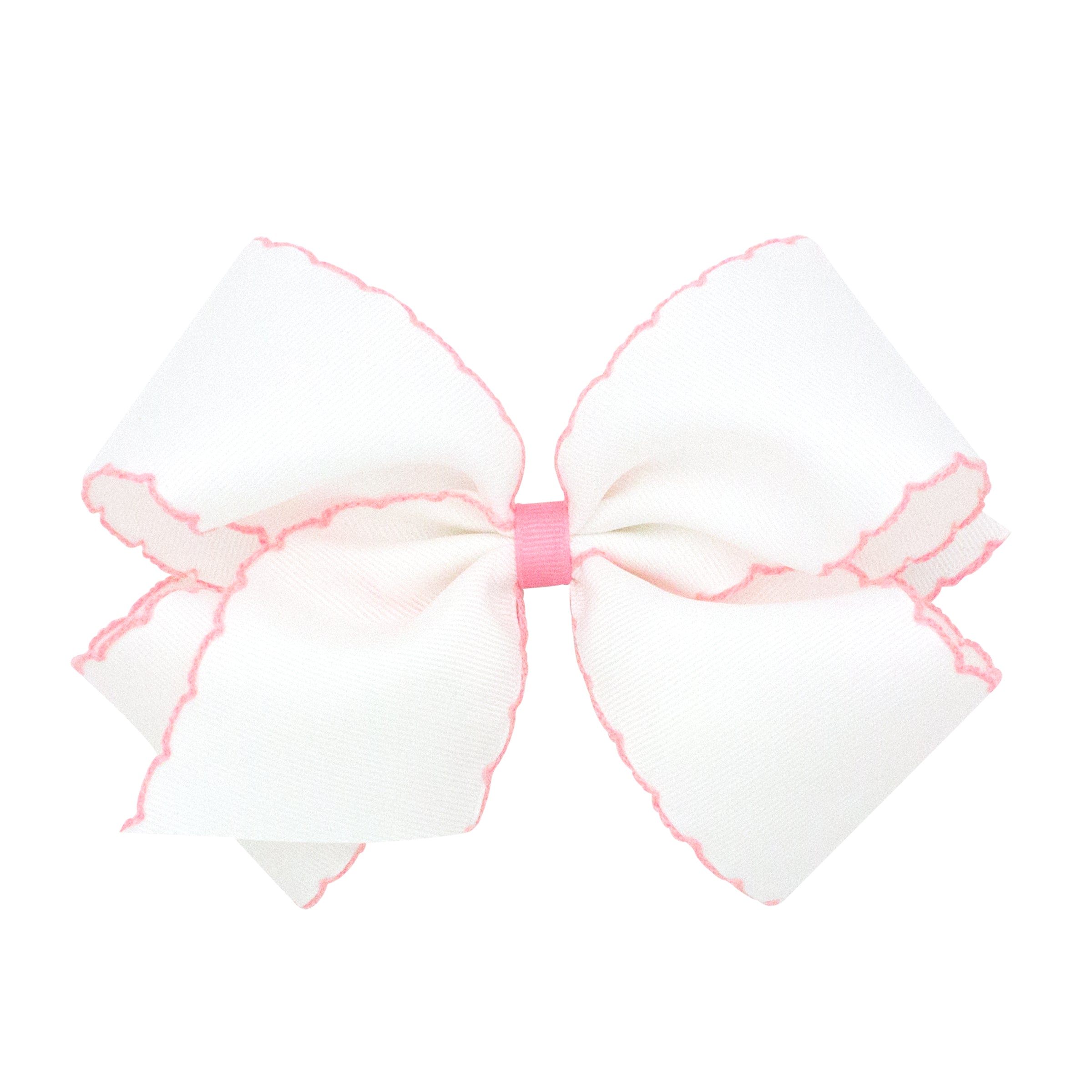 Wee Ones King Moonstitch Grosgrain Hair Bow