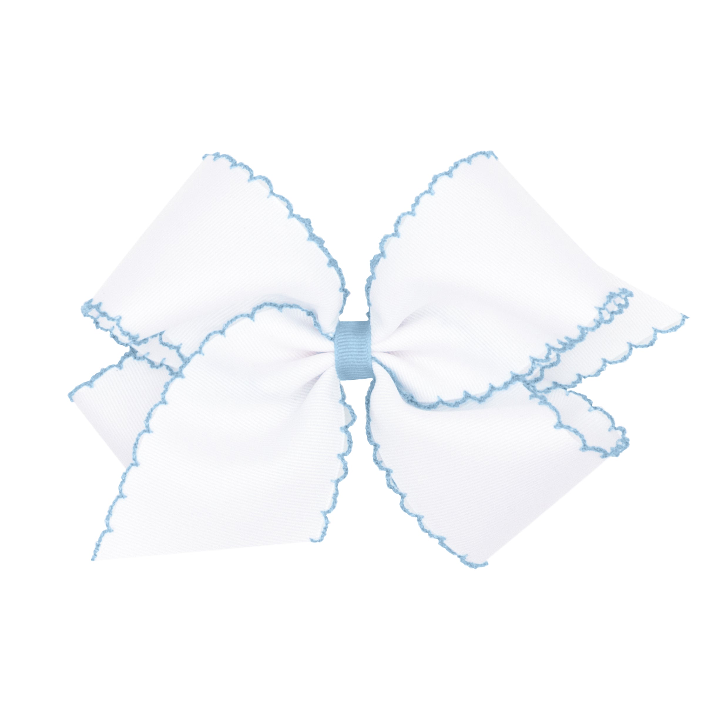 Wee Ones King Moonstitch Grosgrain Hair Bow