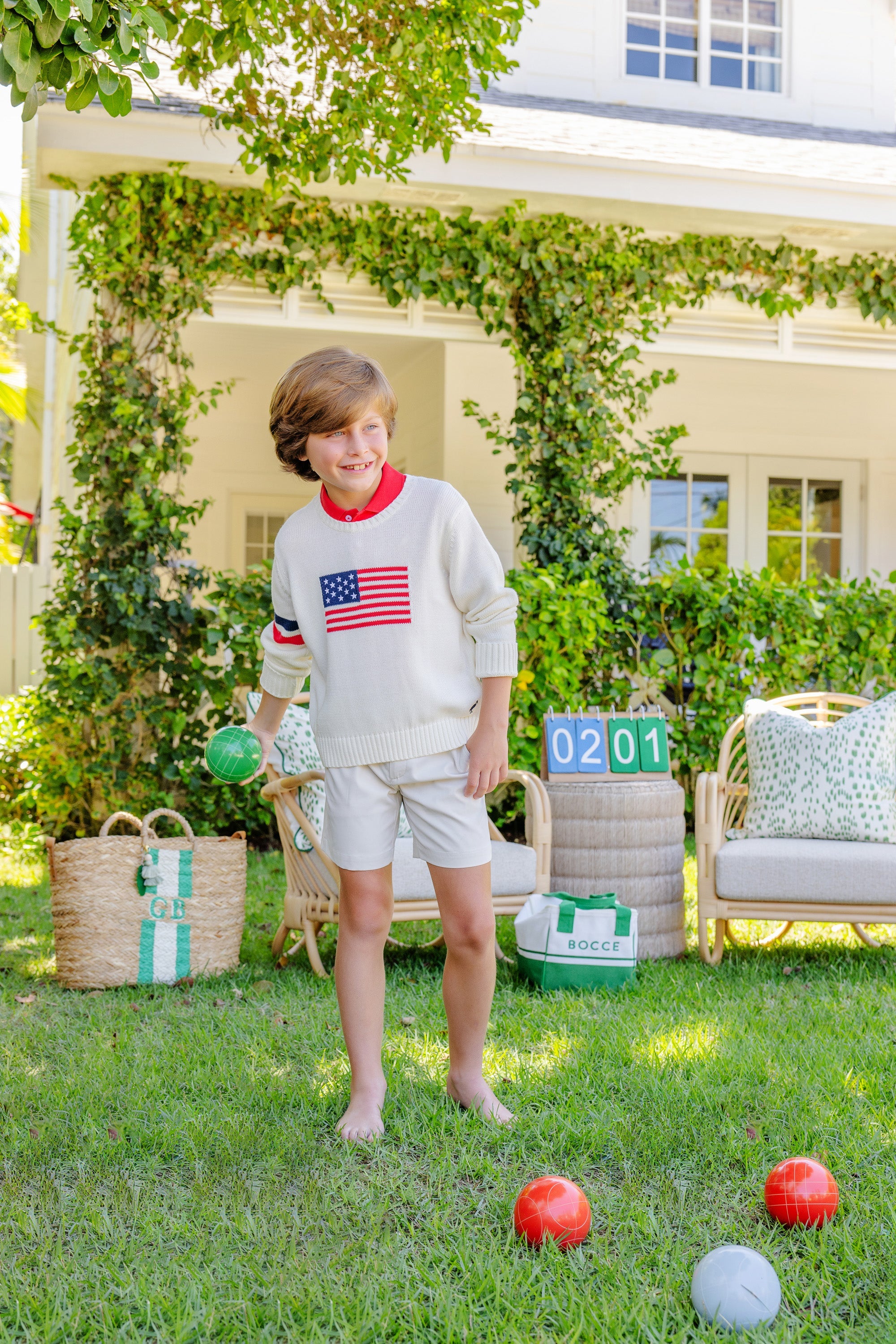 Beaufort Bonnet Seaton Sweater, American Flag