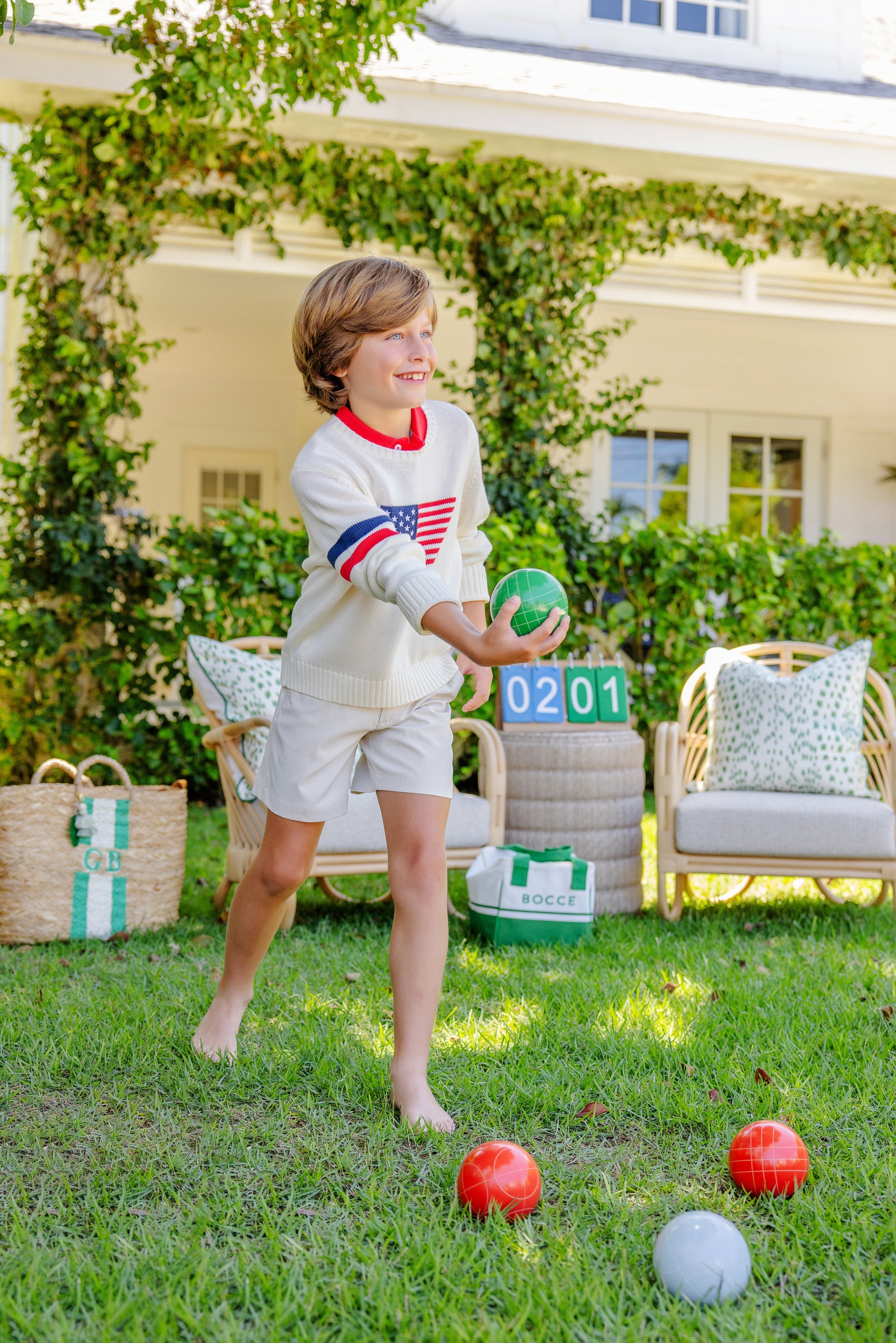Beaufort Bonnet Seaton Sweater, American Flag