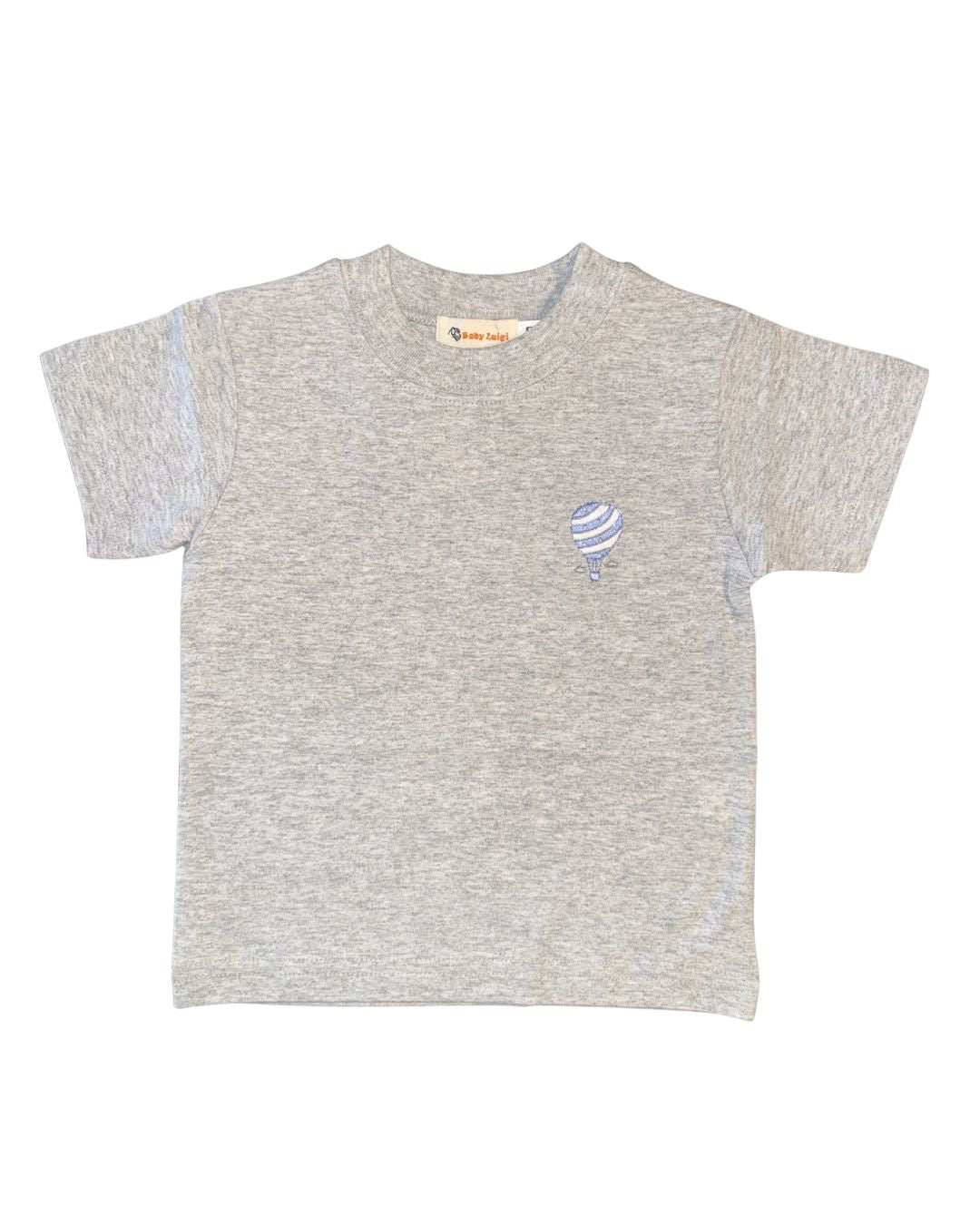 Luigi Tee Hot Air Balloon on Gray