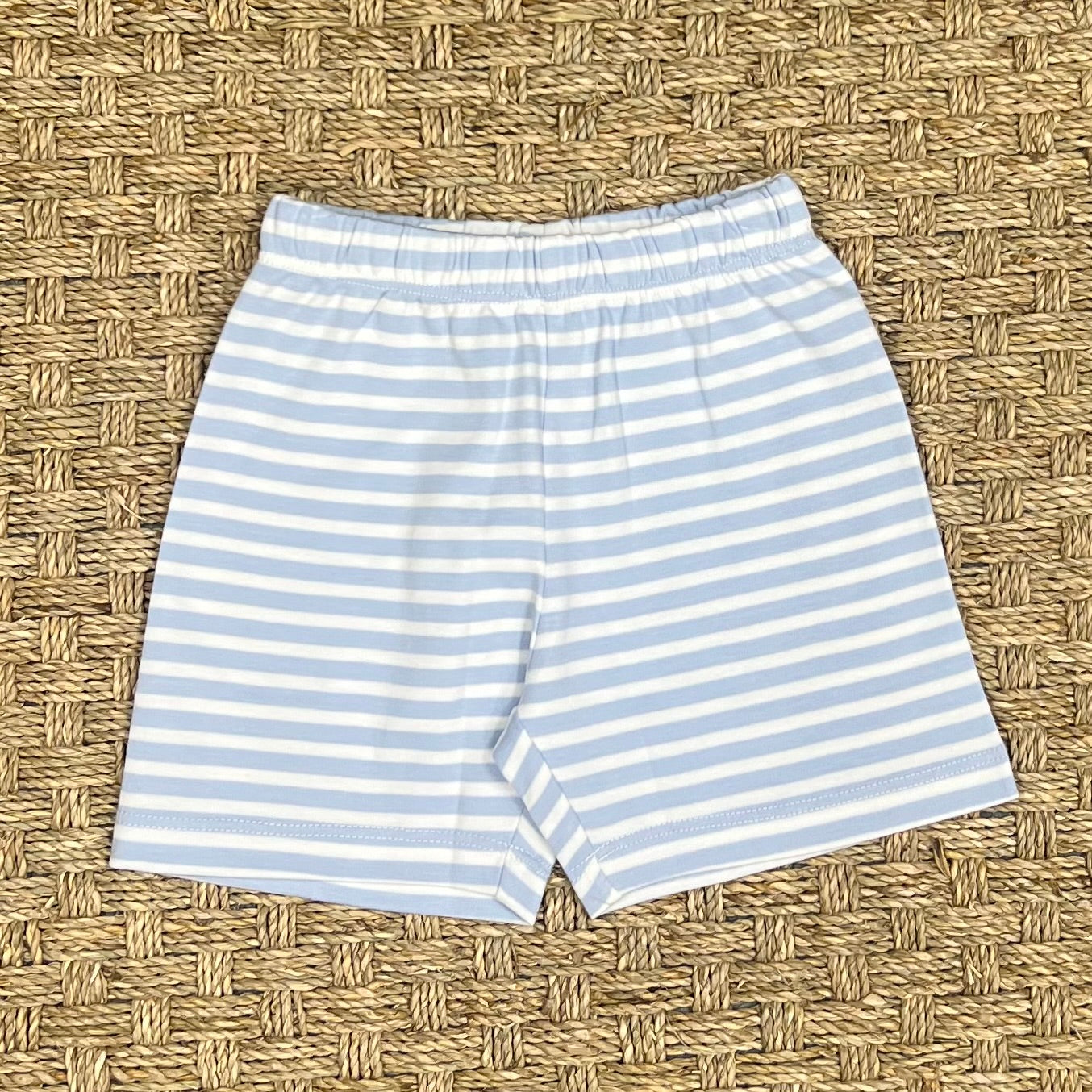 Squiggles Sky Blue Stripe Pull On Short