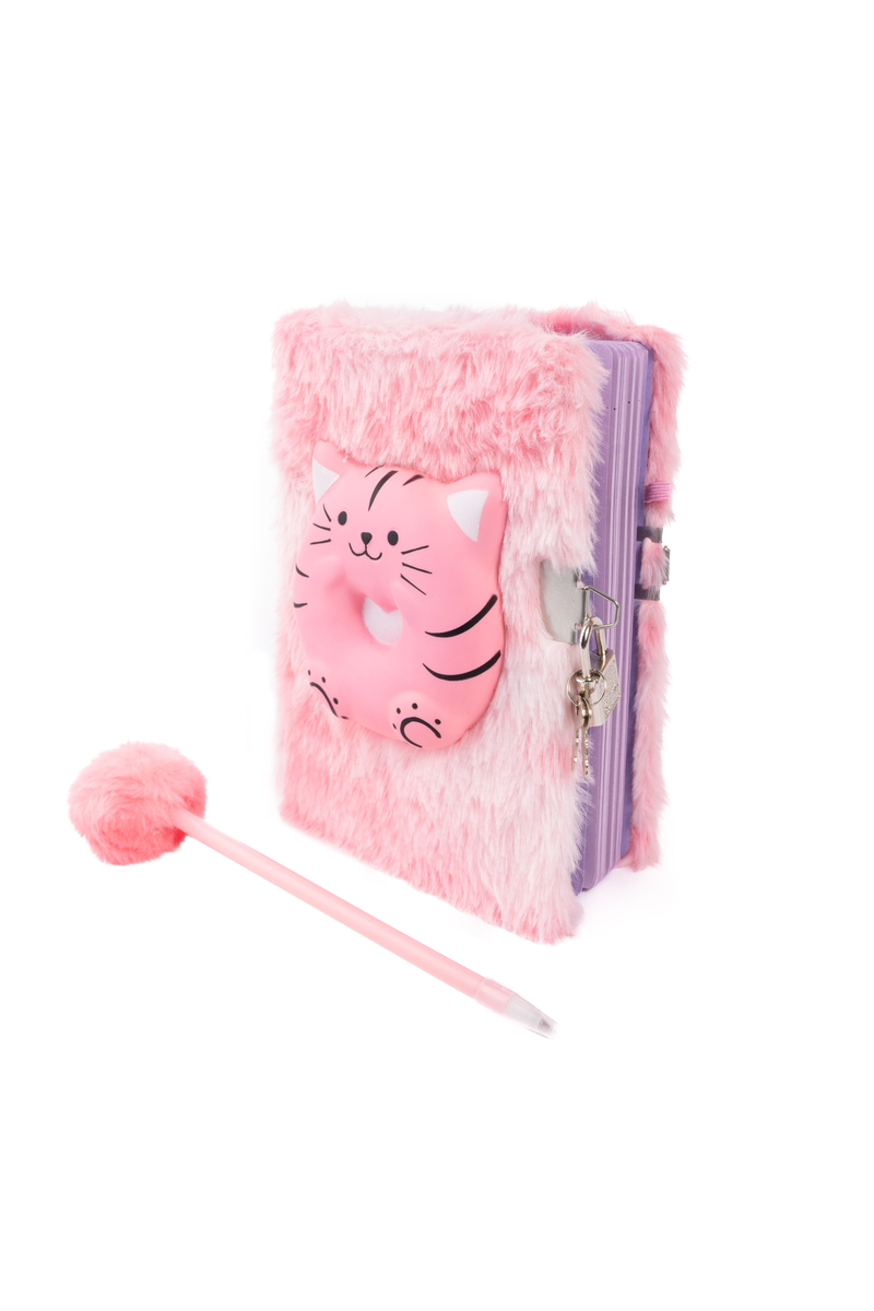 Creative Education Furry Friends Squishy Journal, Cat