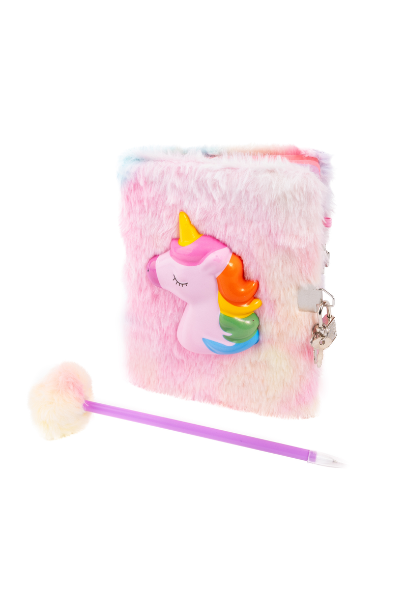 Creative Education Furry Friends Squishy Journal, Unicorn