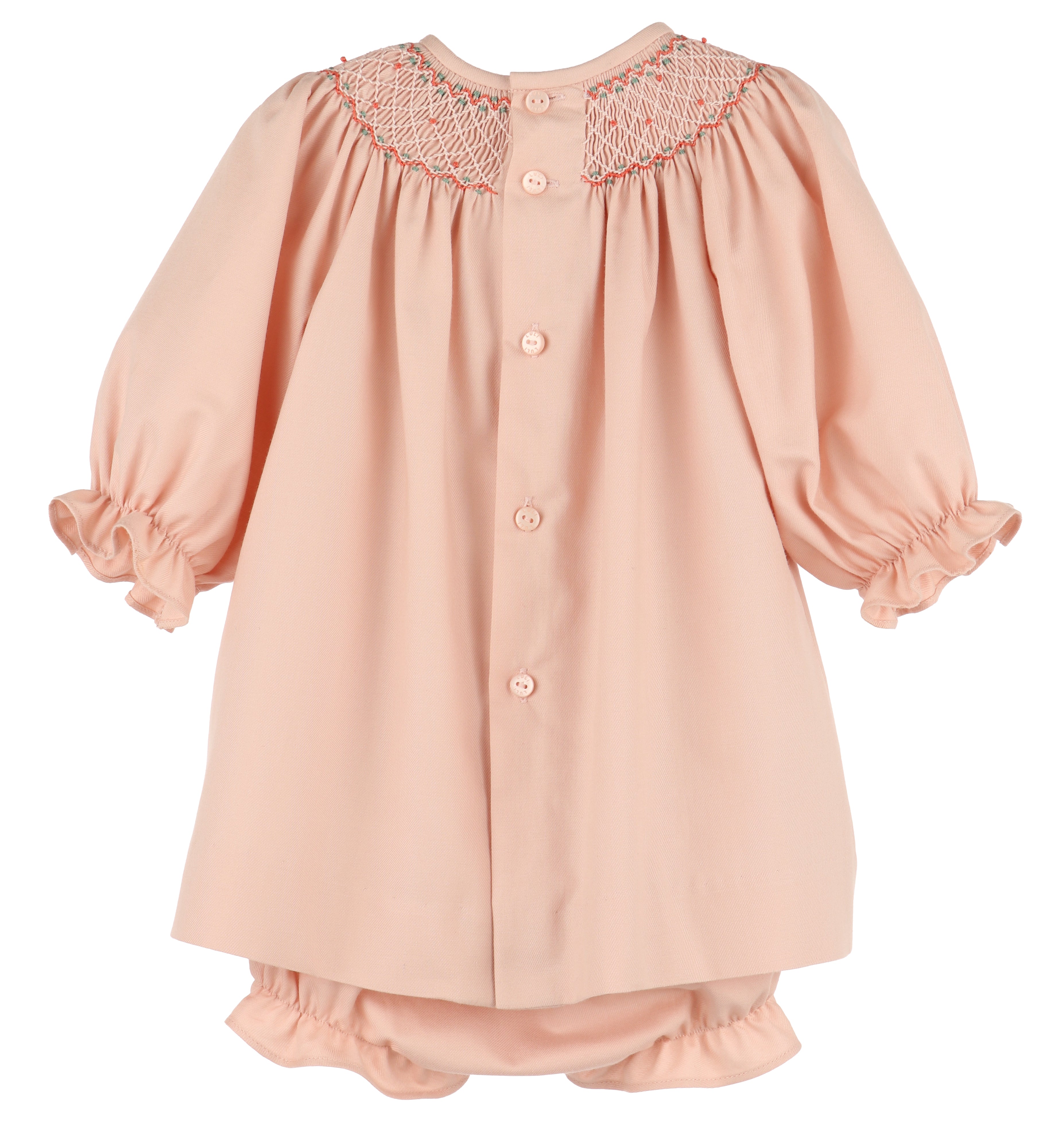 Luli & Me Hydrangeas Smock Bishop, Rose