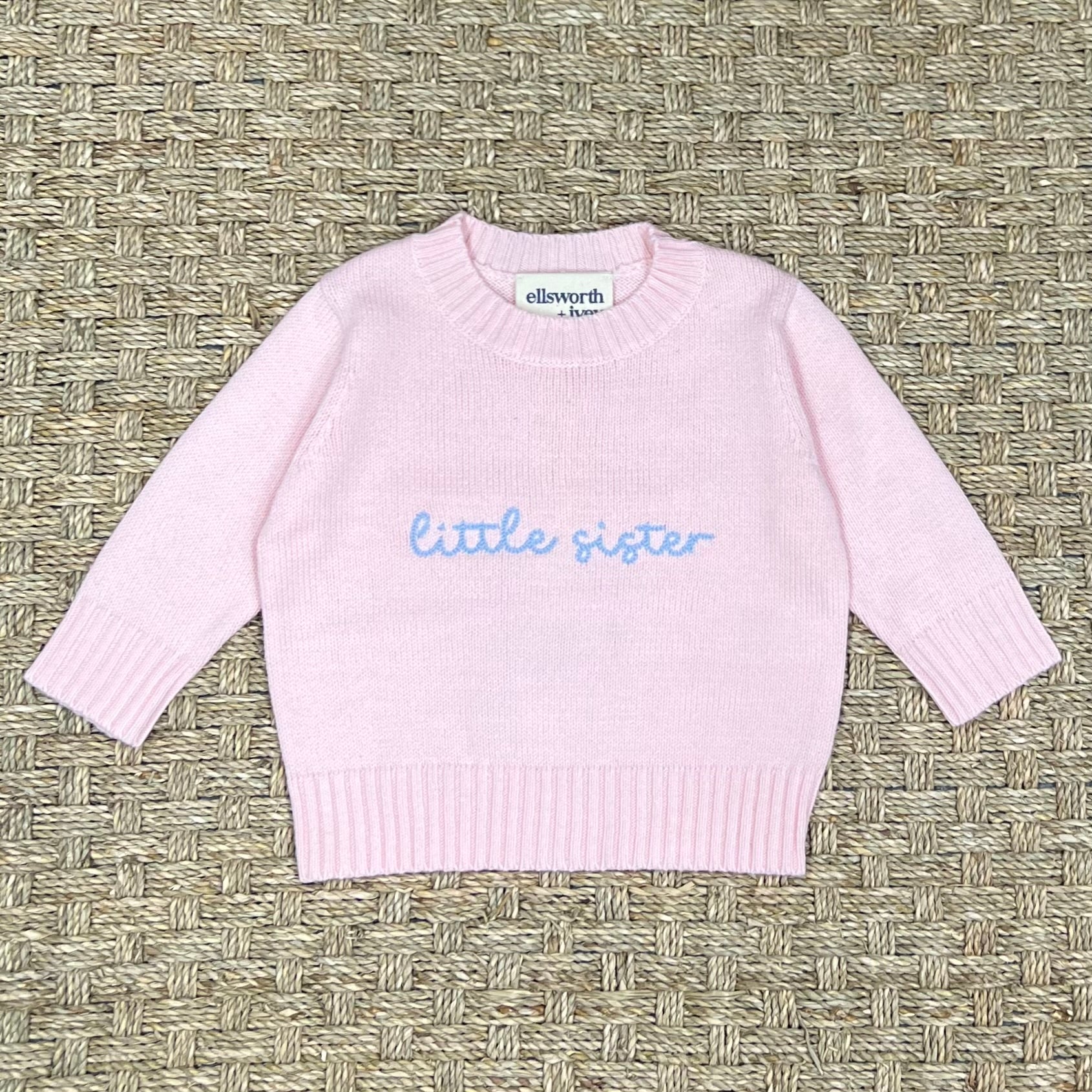 Ellsworth + Ivey Little Sister Crewneck Sweater