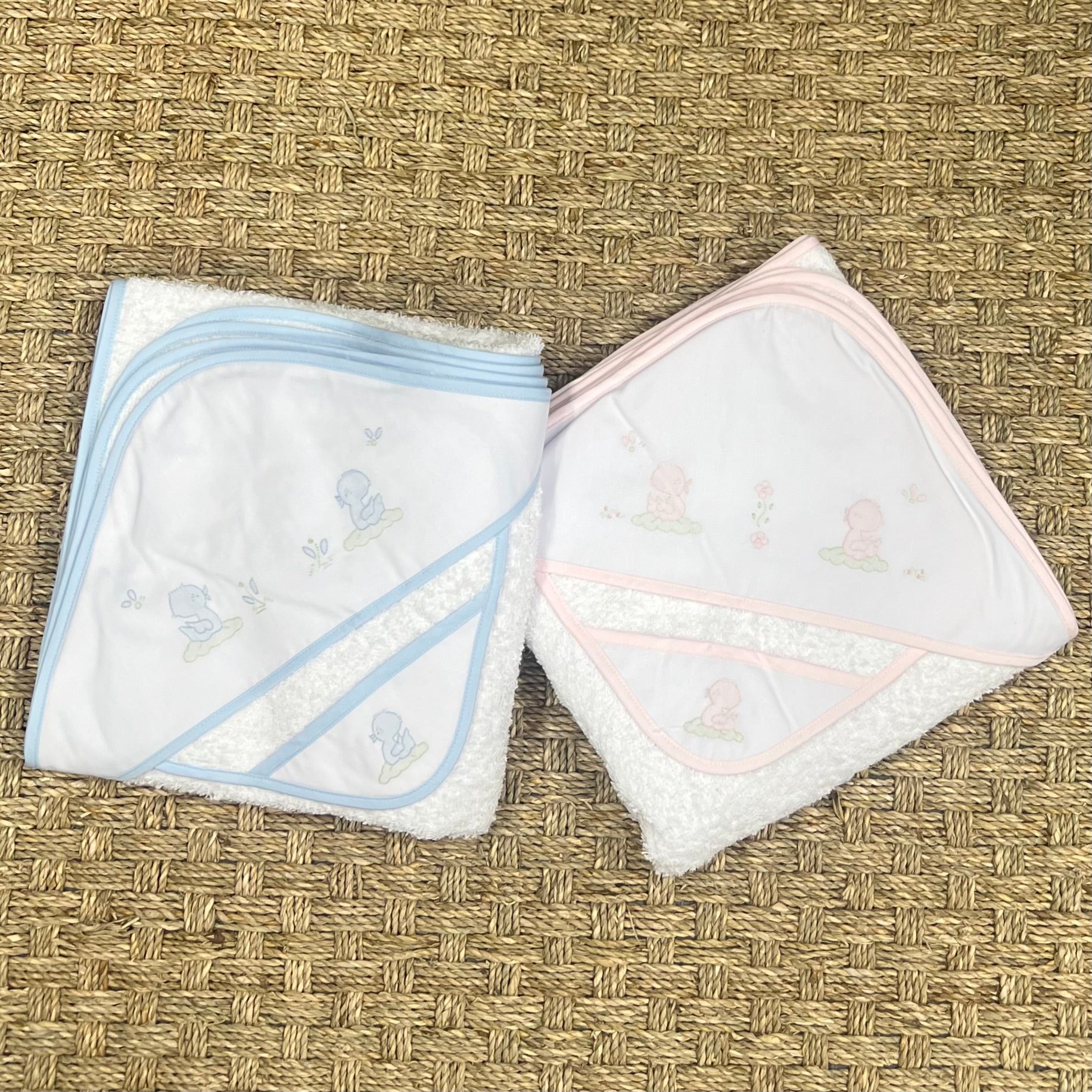 Auraluz Swimming Duck Towel & Washcloth Set