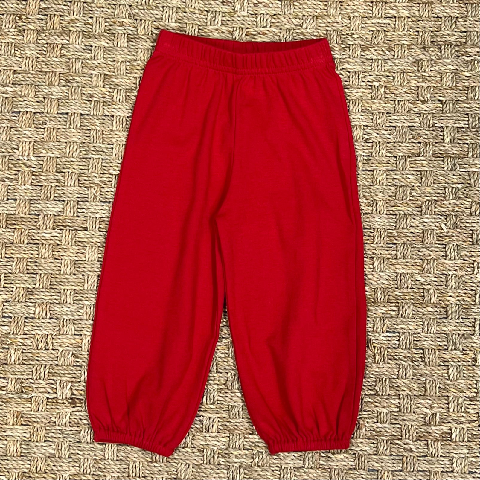 Luigi Bloomer Pants, Deep Red
