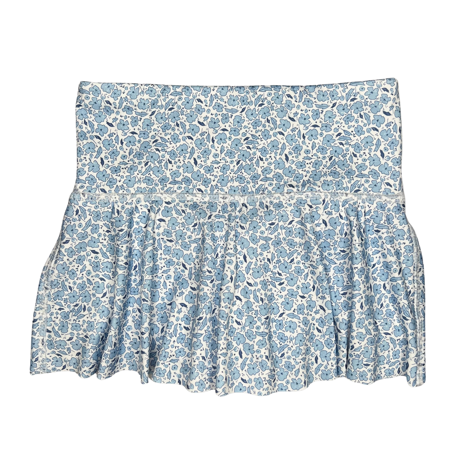 Honesty Skirt, Mini Blue Floral