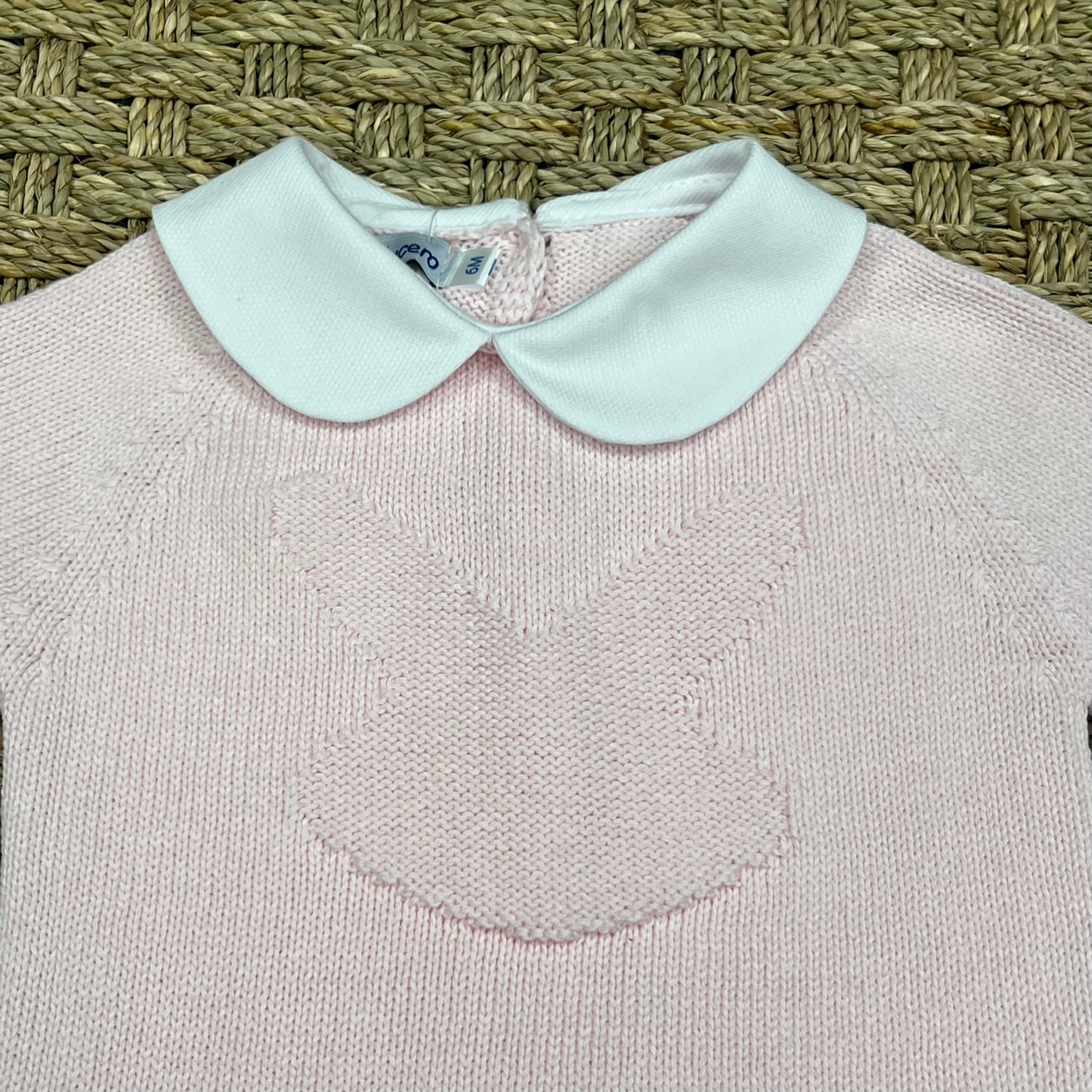 Mi Lucero Pink Bunny Diaper Set