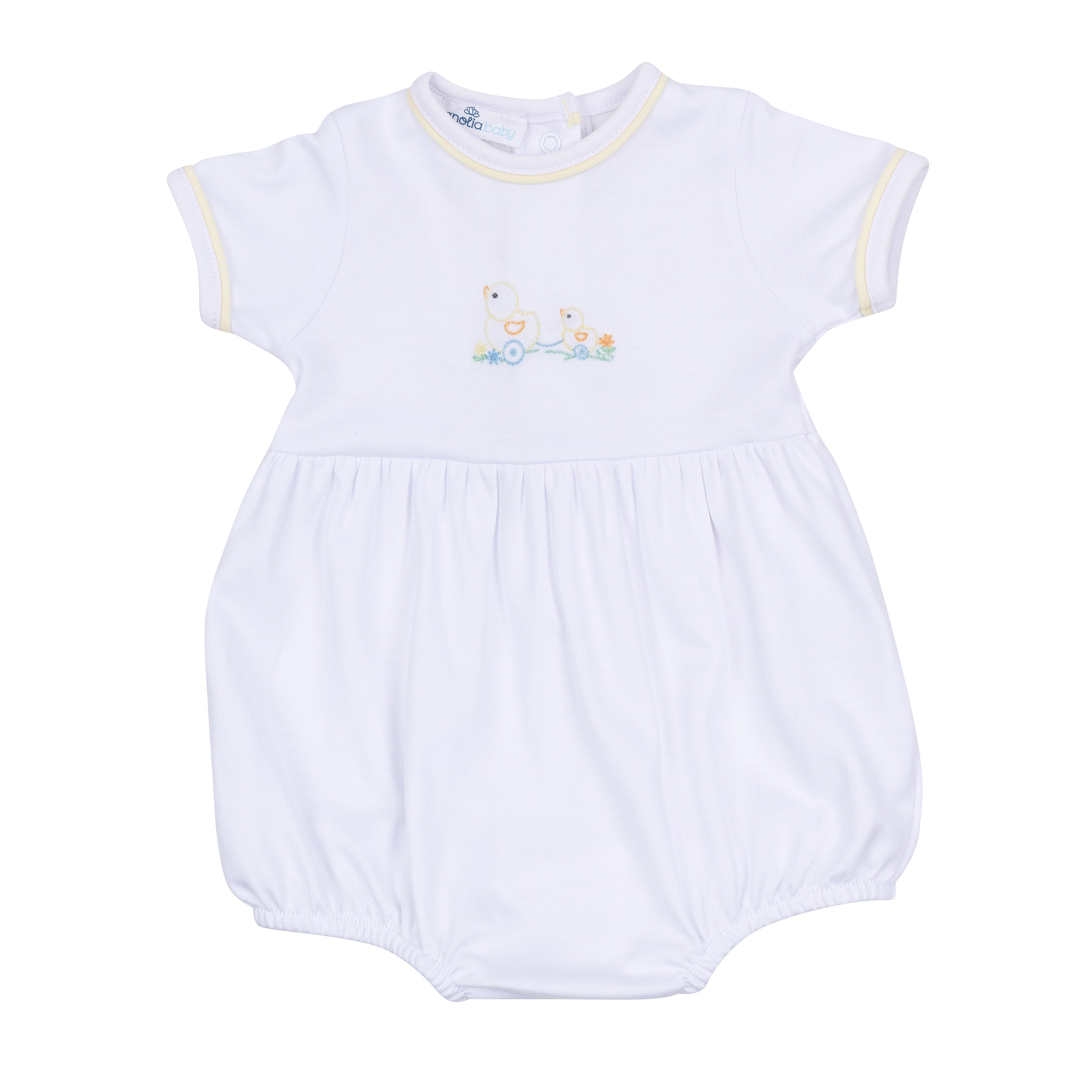 Magnolia Baby Vintage Duckie Pulltoy Bubble, Yellow