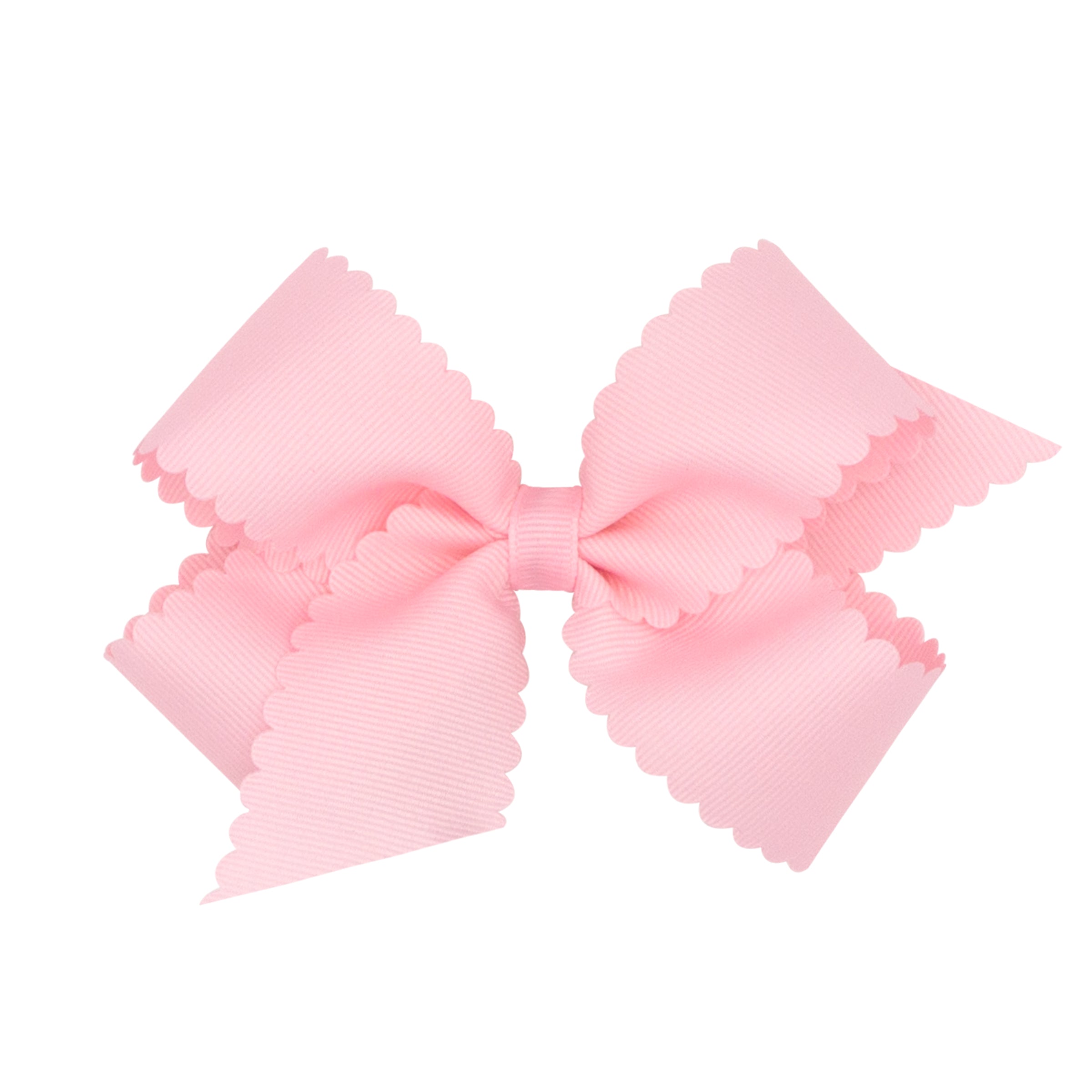 Wee Ones Medium Grosgrain Hair Bow with Scalloped Edge