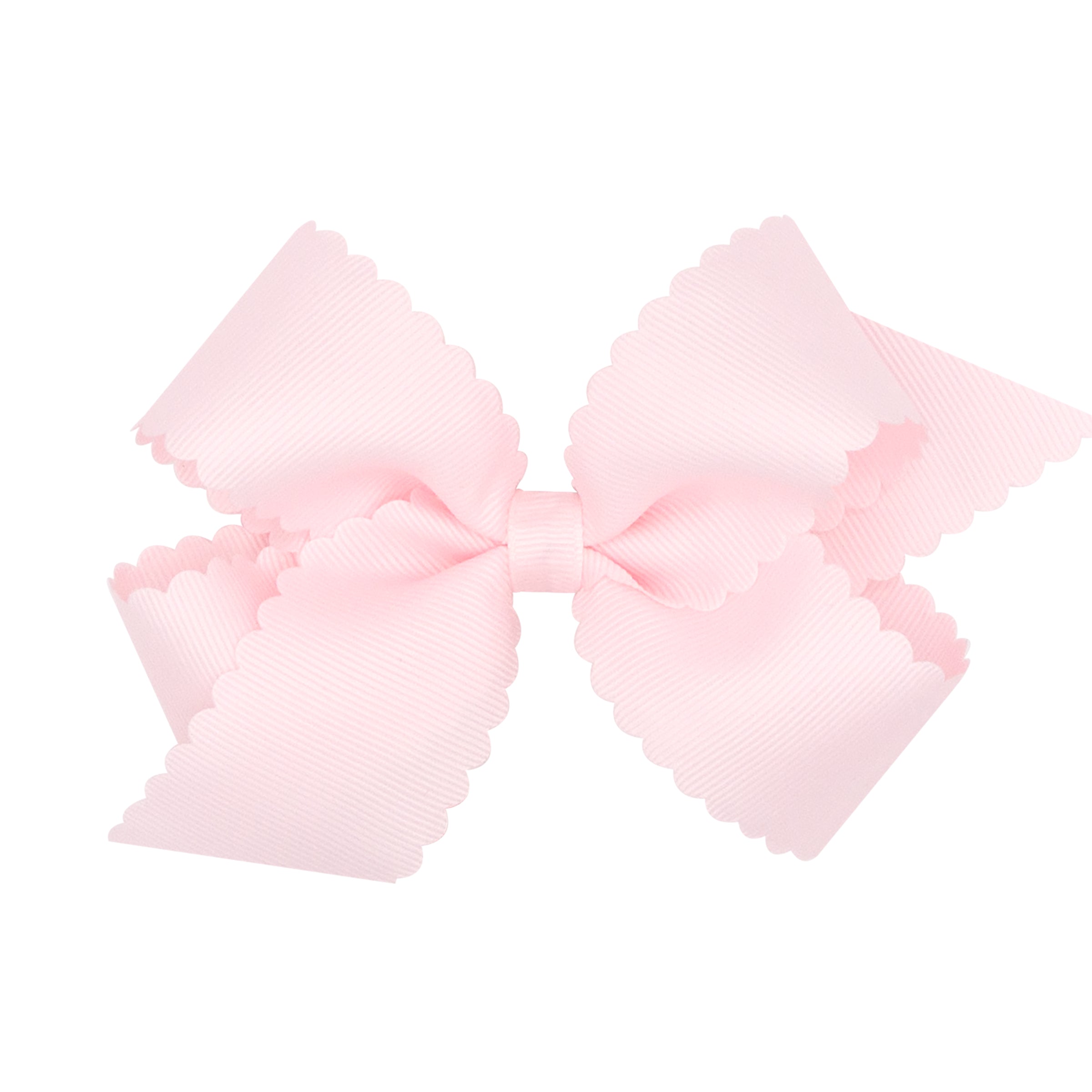Wee Ones Medium Grosgrain Hair Bow with Scalloped Edge