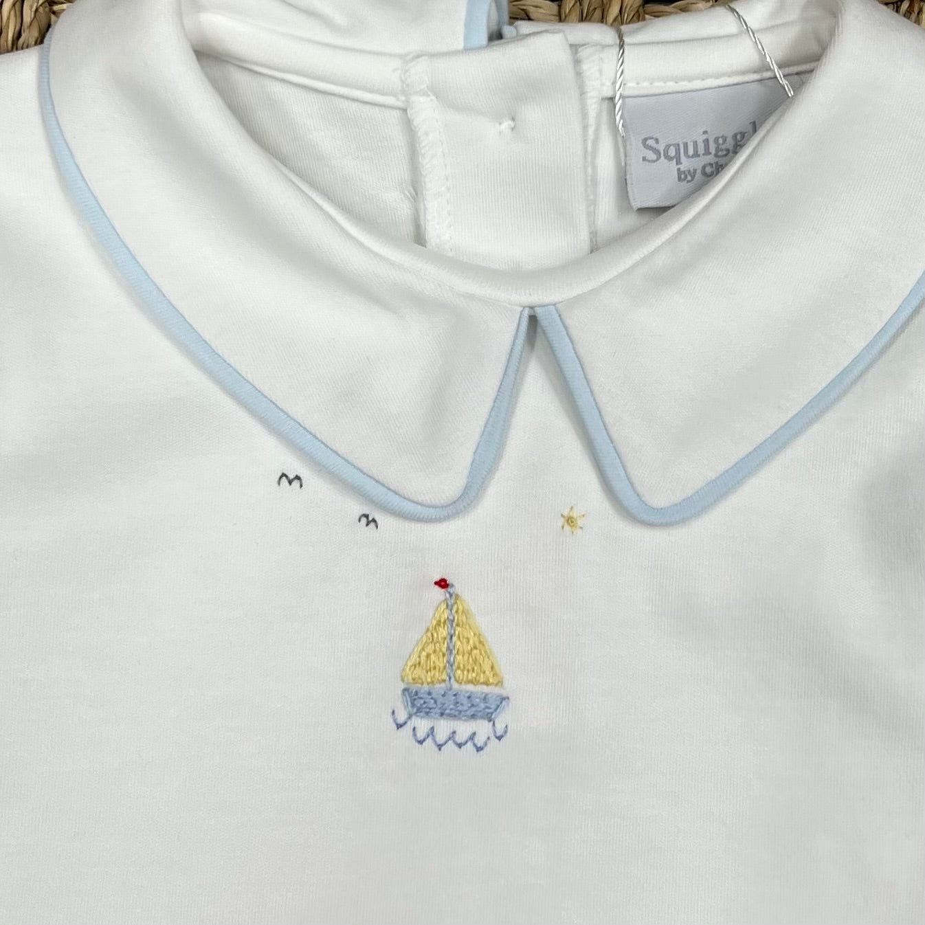 Squiggles Sailboat & Seagulls Bloomer Set