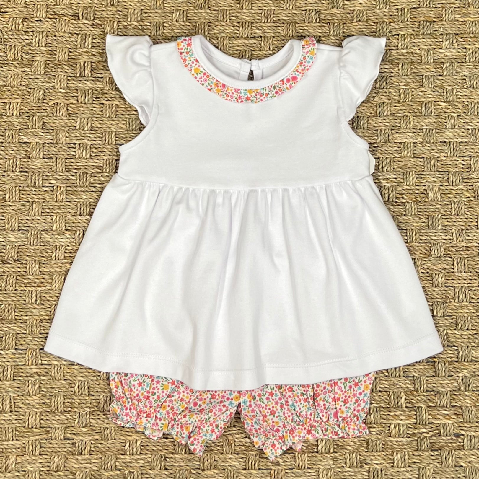 Percy & Tyne Ruffle Knit Allie Bloomer Set, Tutti Frutti