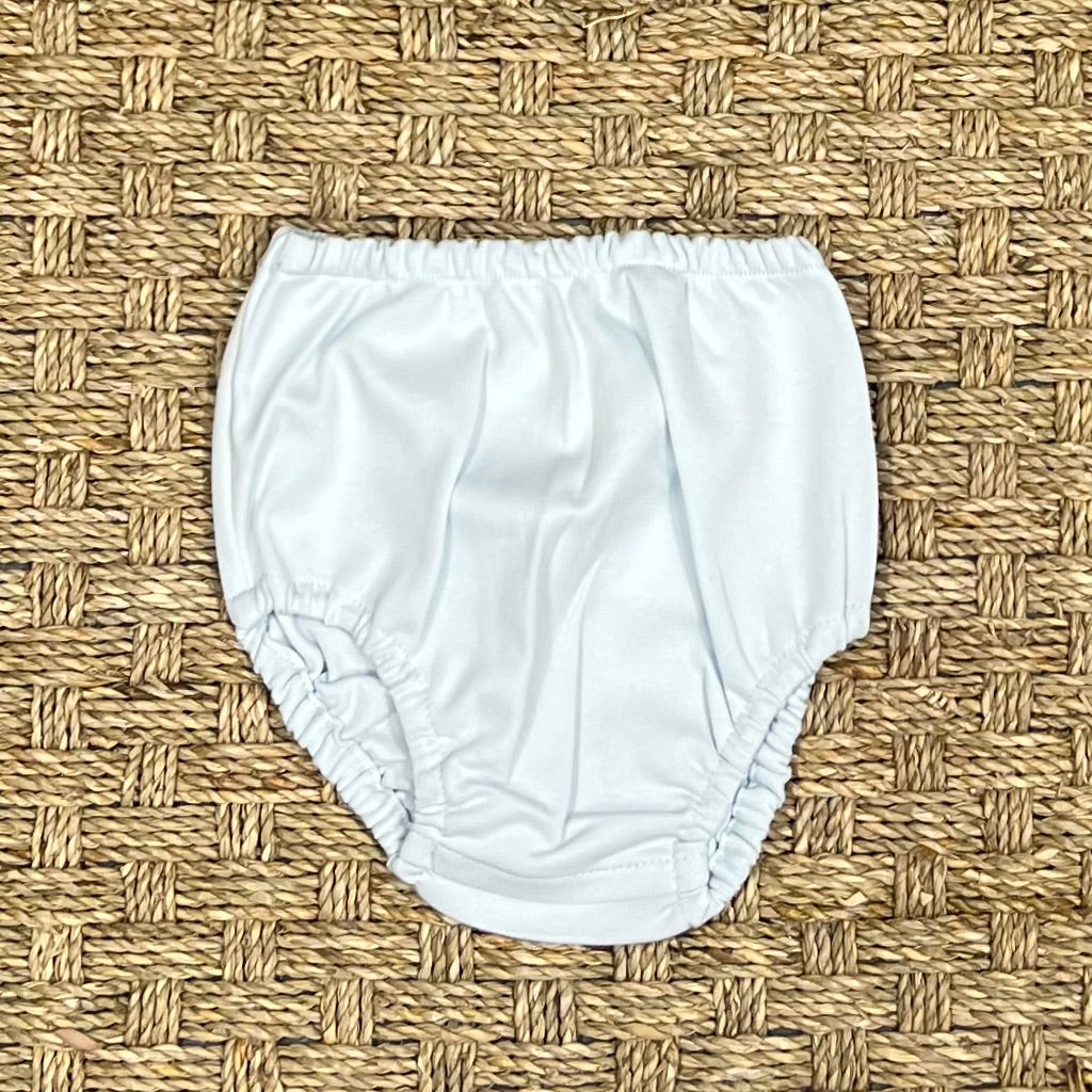 Squiggles Blue Diaper Cover