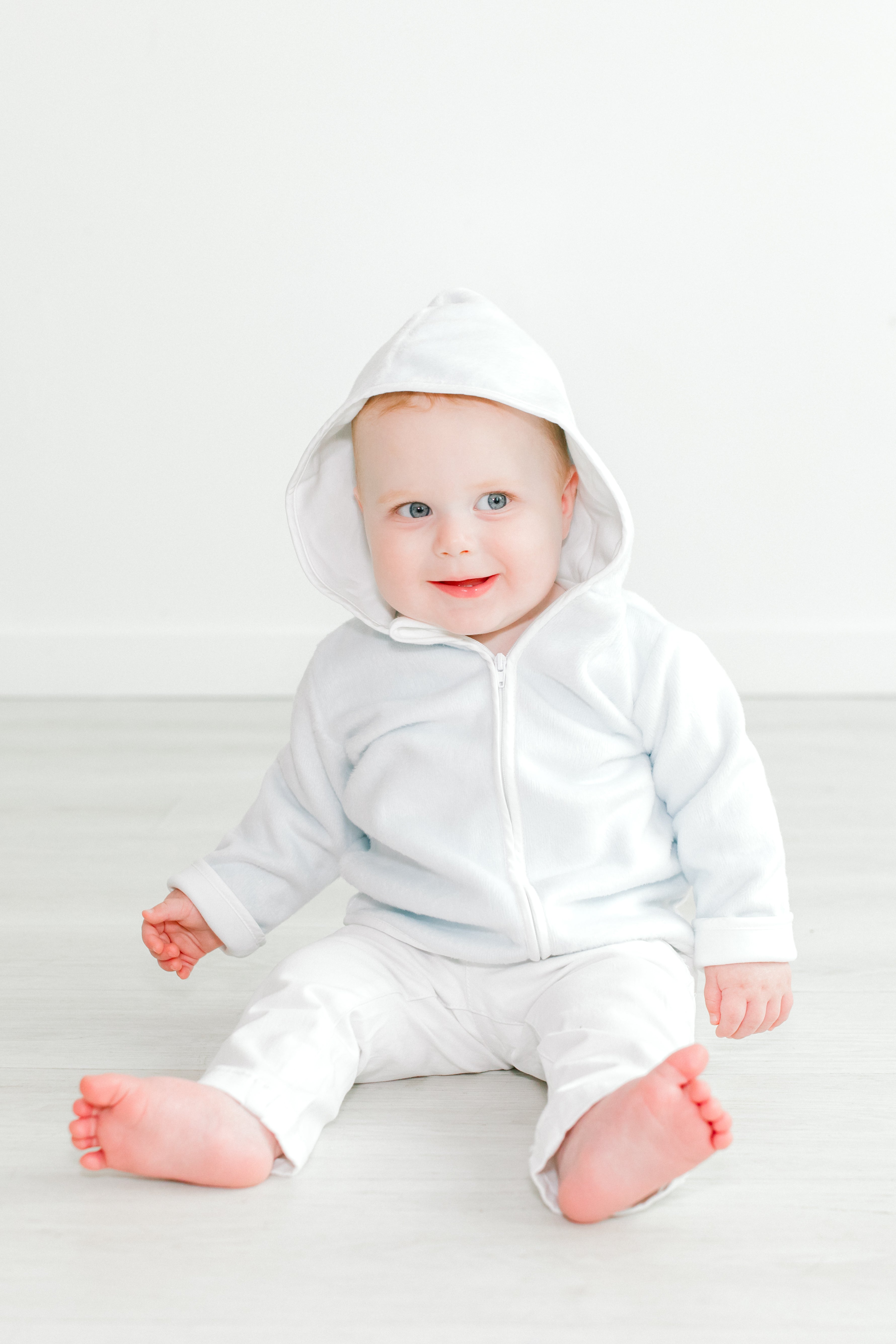 Terry Tots Fleece Jacket, Blue