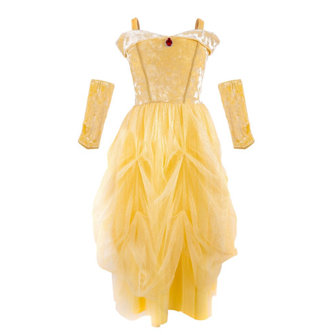 Creative Education Velvety Soft Yellow Princess Gown