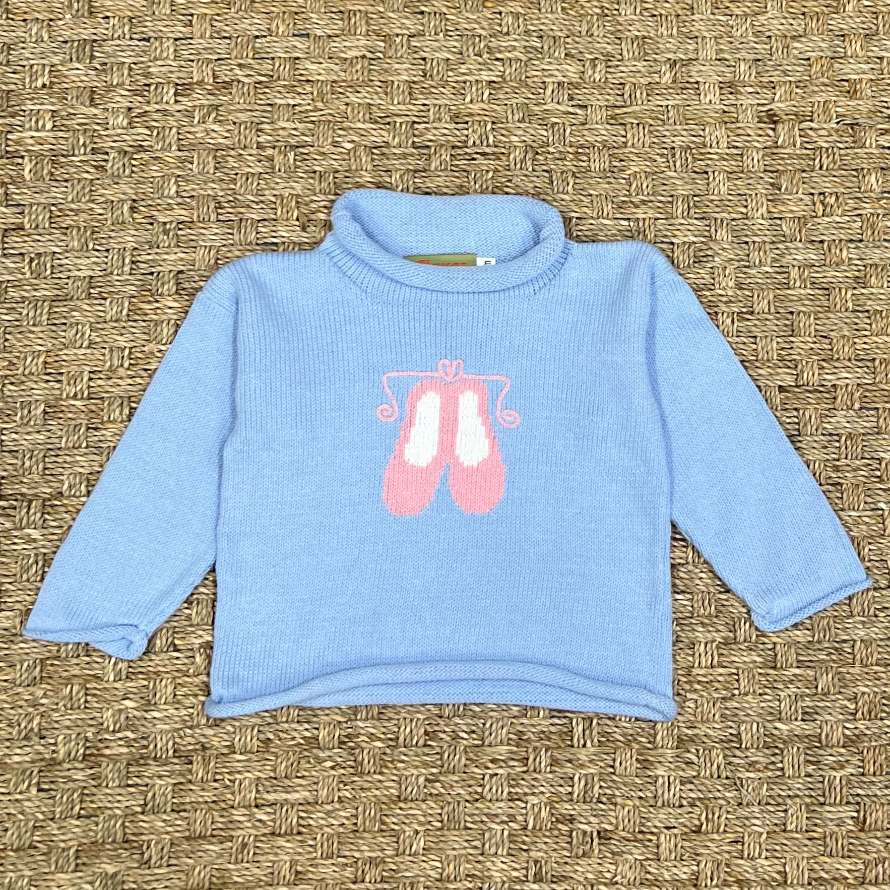 Luigi Rollneck, Ballet Slippers on Sky Blue