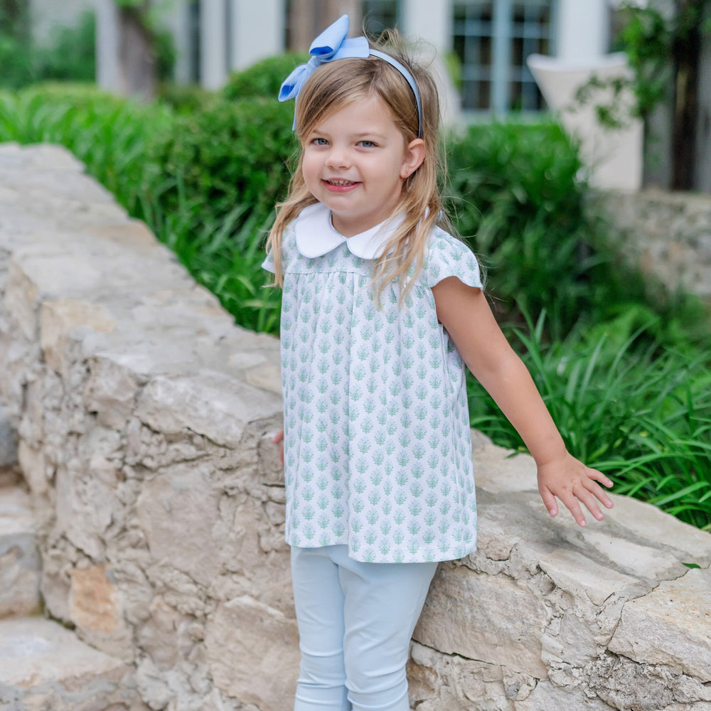 Lila and Hayes Minden Girls Legging, Primrose Proper
