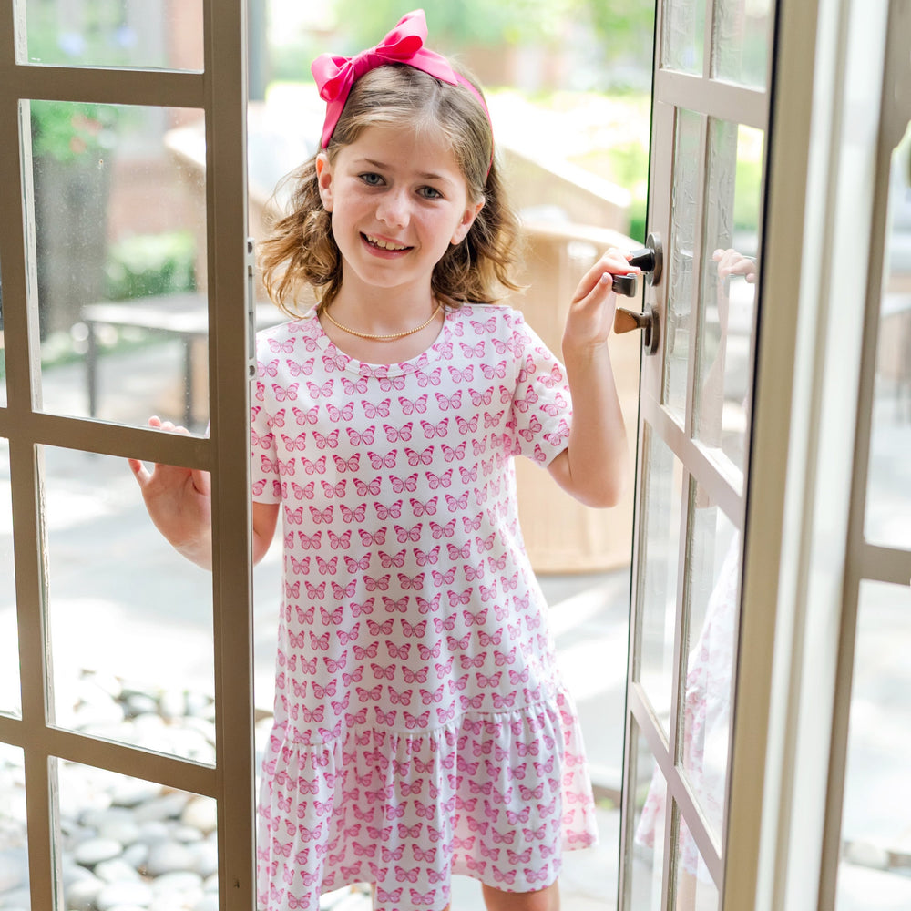 Lila & Hayes Lottie Dress, Cartie Butterflies