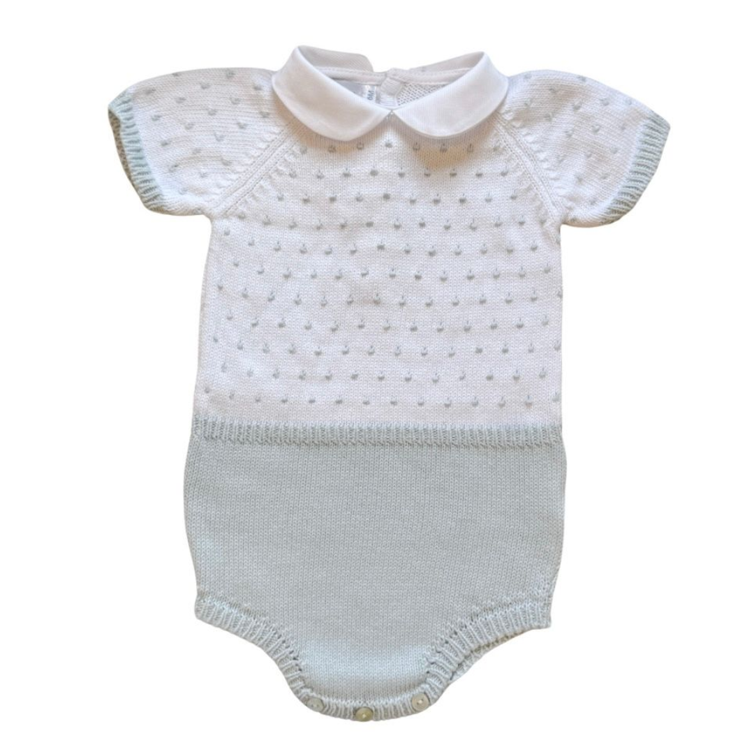 Mi Lucero Collared Light Blue Dot Bubble