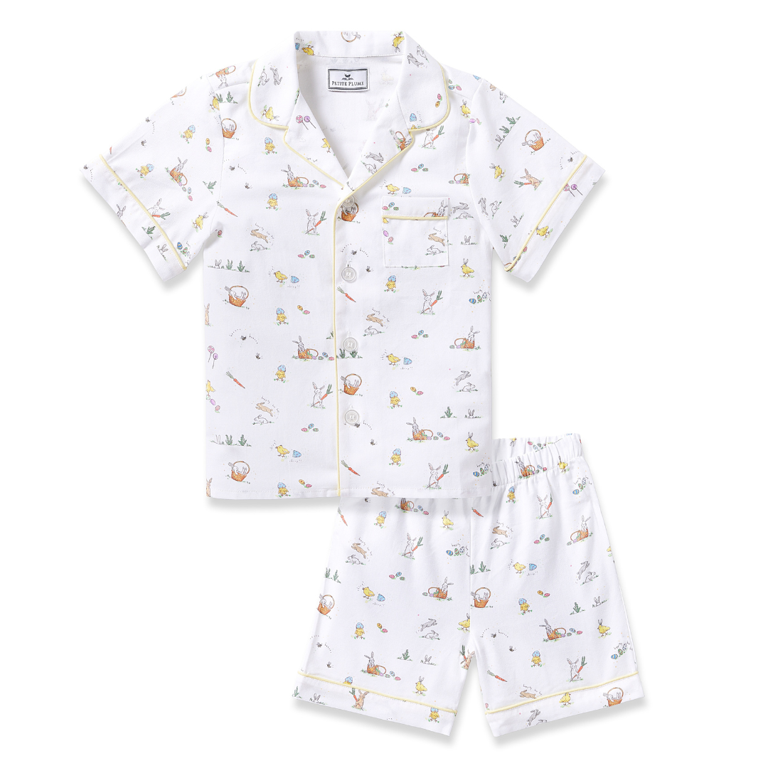 Petite Plume Twill Short Set in Easter Frolic