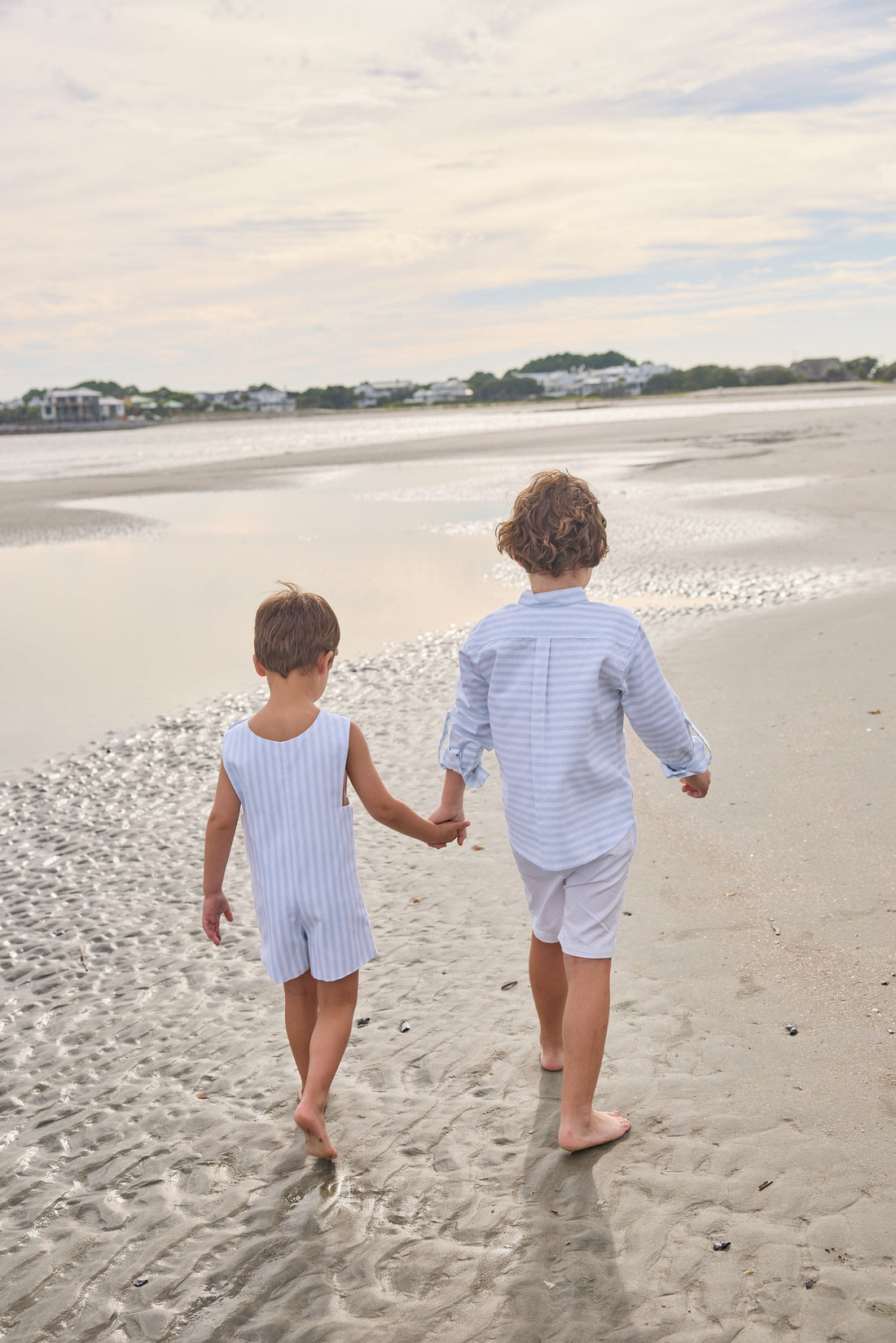 Little English Apron John John, Savannah Stripe