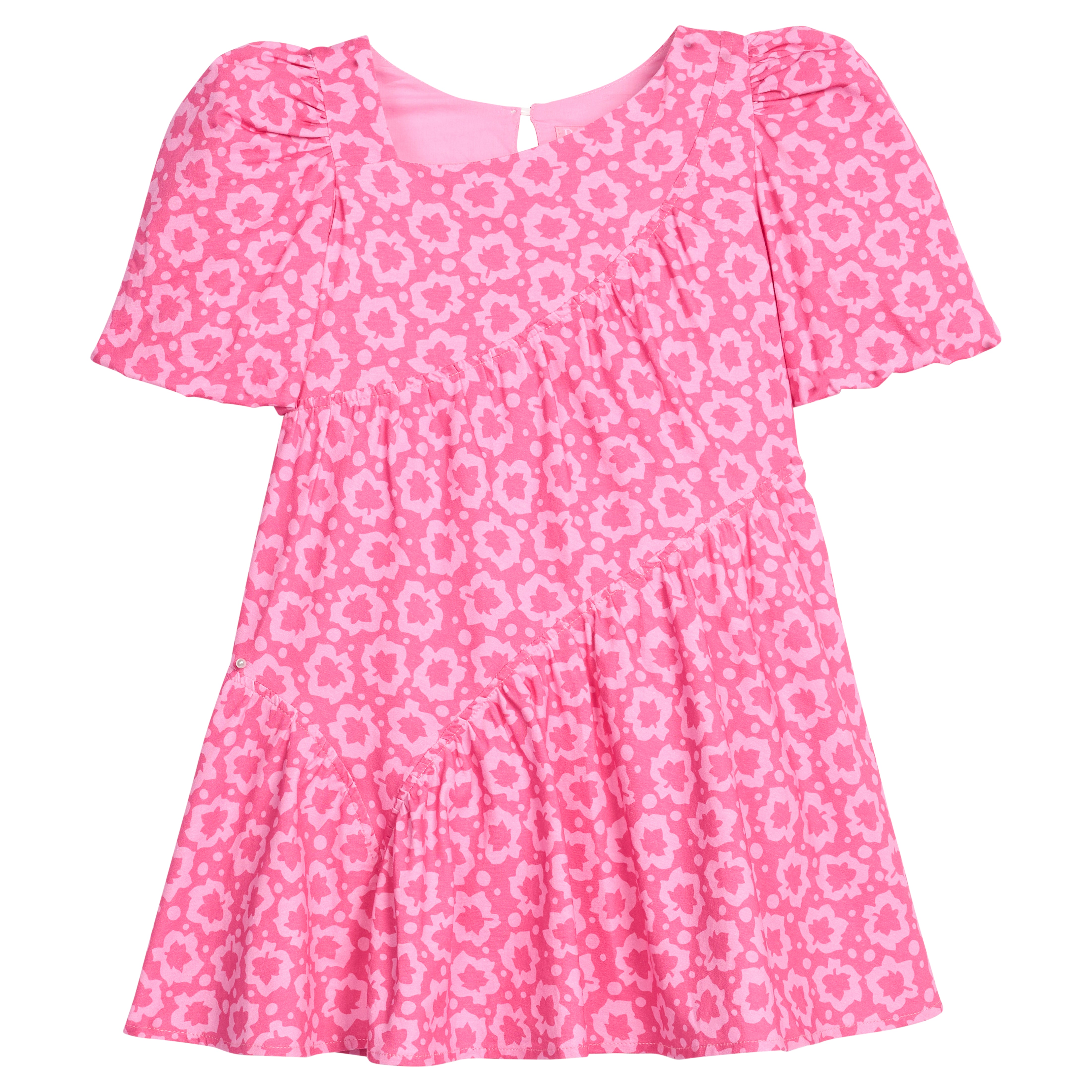 Bisby Asymmetrical Dress, Maple Leaf