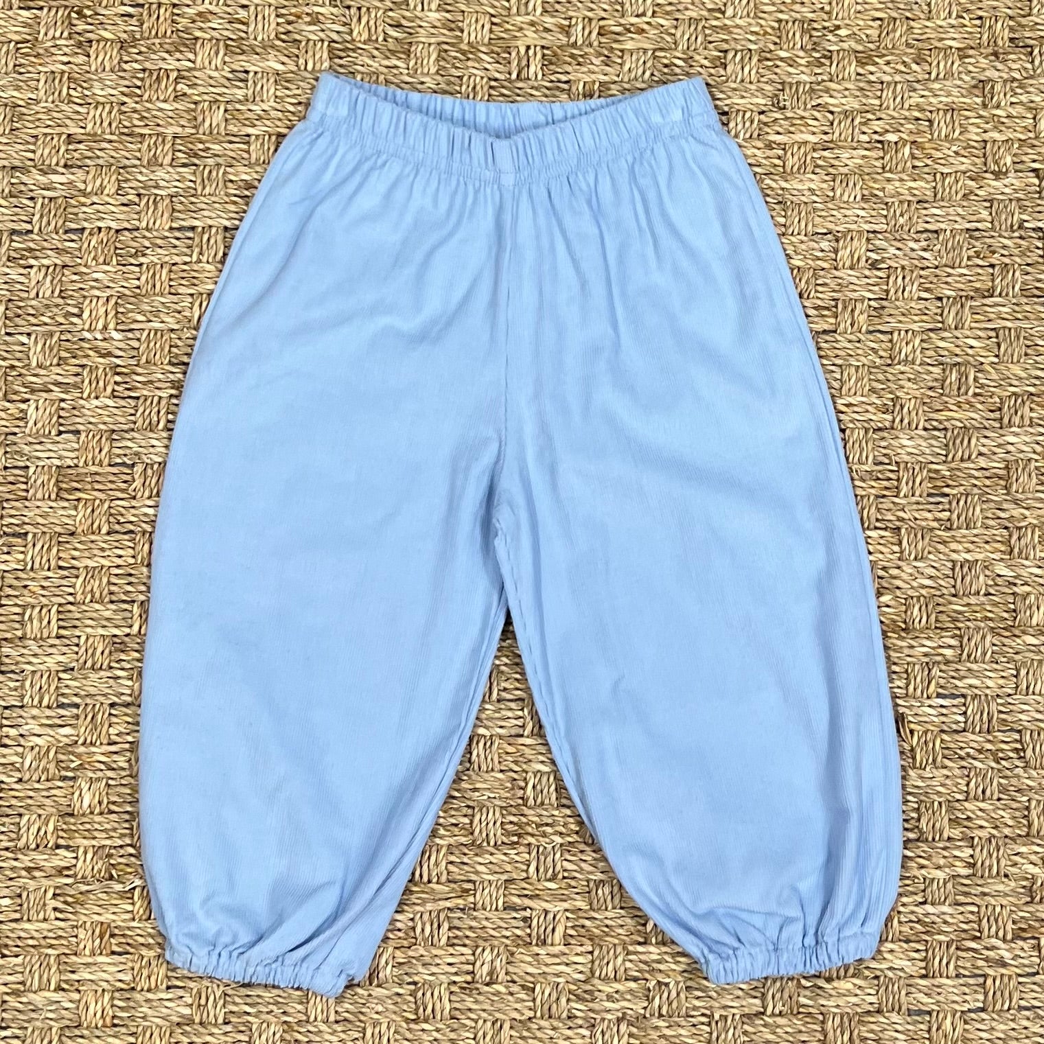 Luigi Corduroy Bloomer Pants, Sky Blue