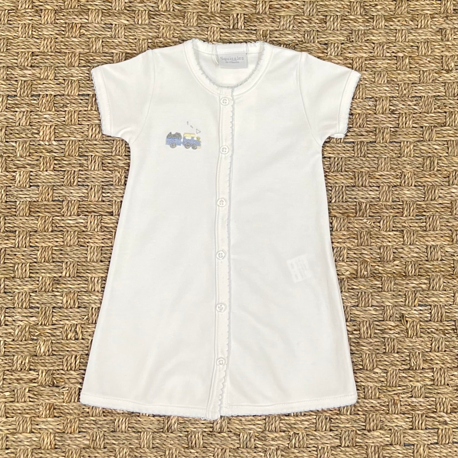 Squiggles Train Engine with Coal Car Daygown