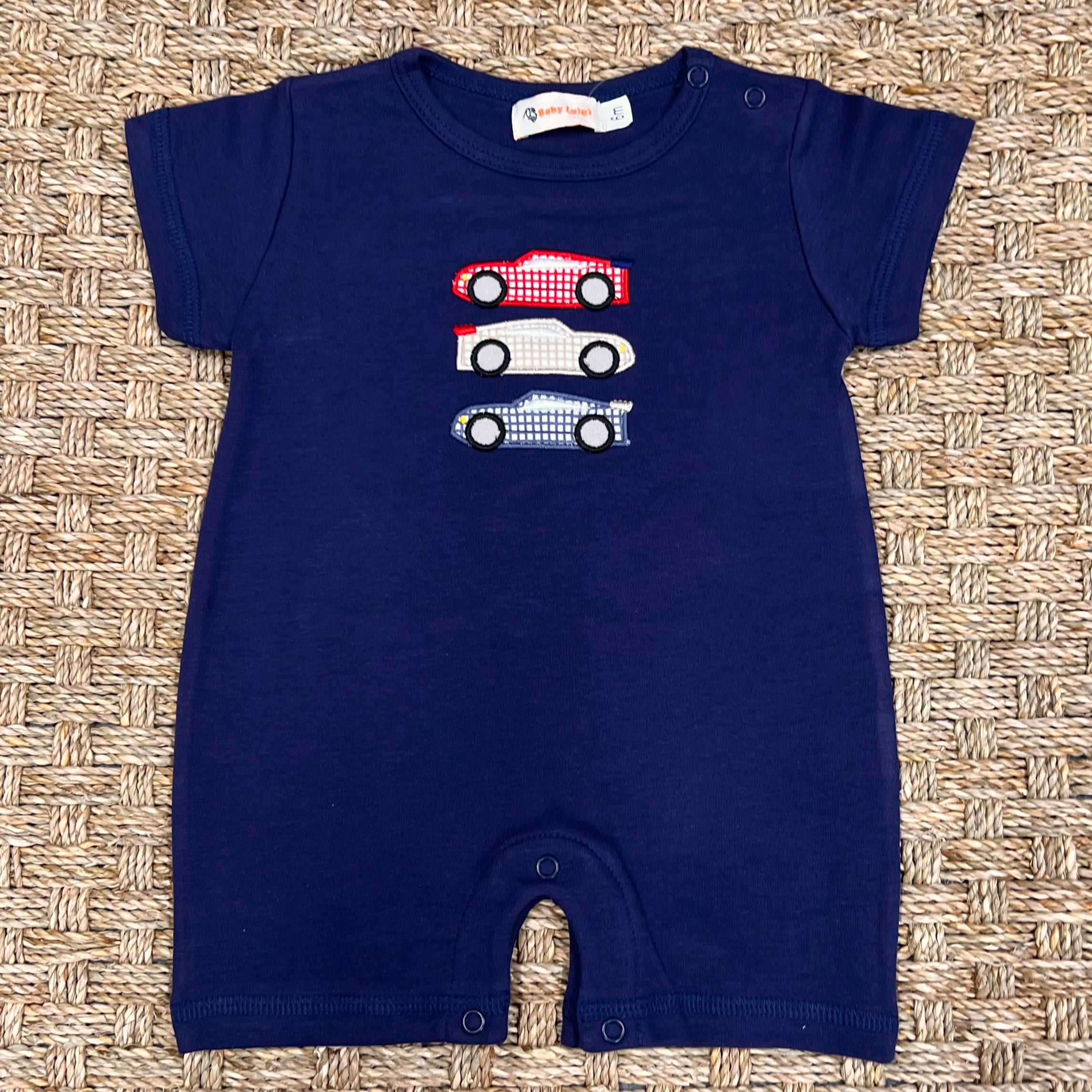 Luigi Romper, Race Cars on Dark Royal