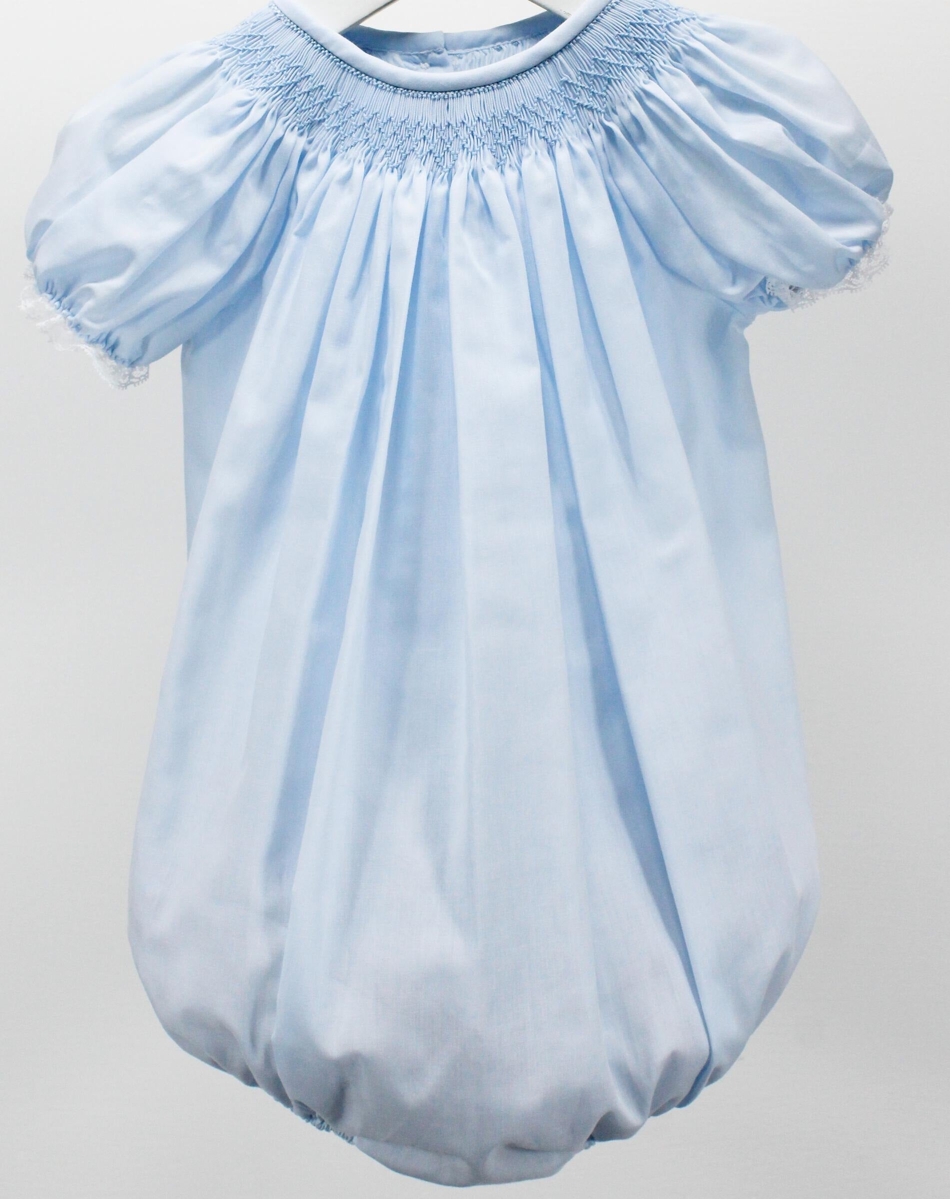 Baby Blessings Blue Geometric Flowers Sophia Bubble
