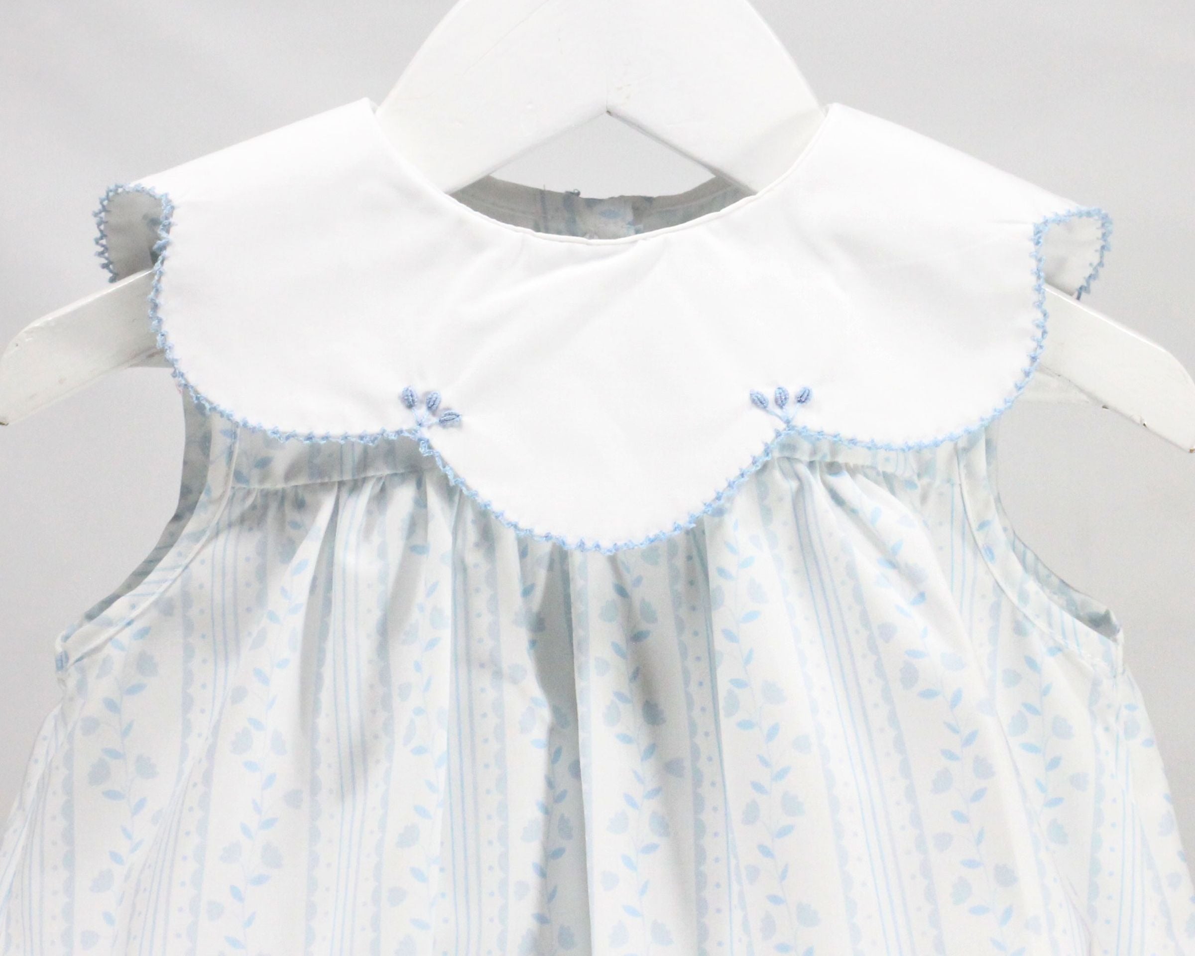 Baby Blessings Scalloped Blue Aria Set