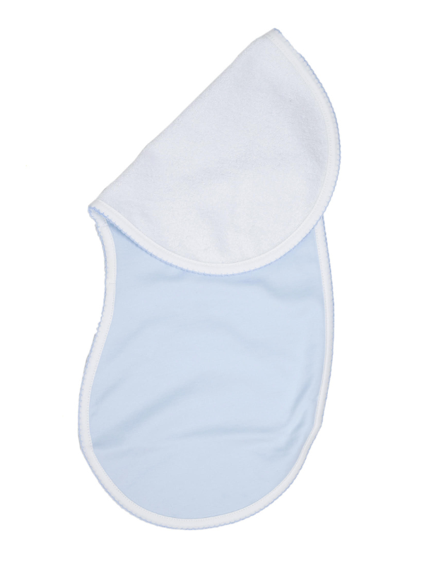 Milly Marie Pima Cotton Burp Cloth, Blue
