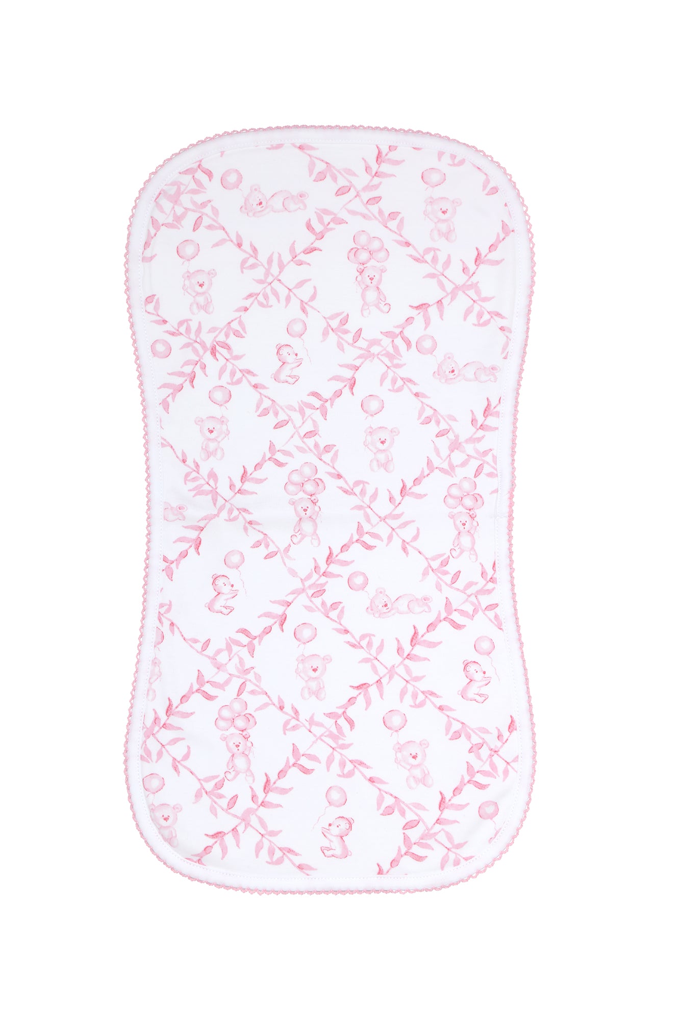 Nella Pima Bears Trellace Burp Cloth