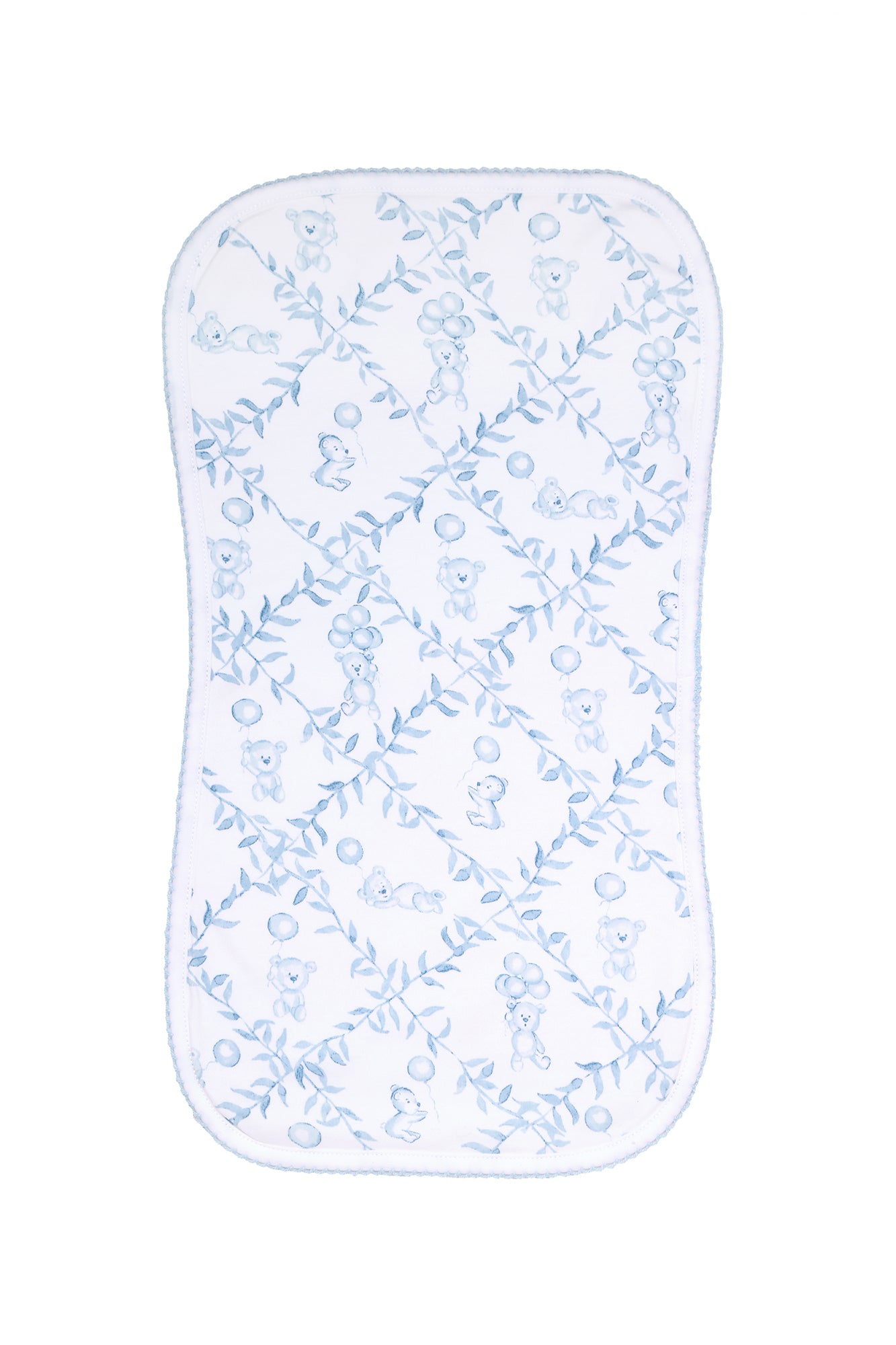 Nella Pima Bears Trellace Burp Cloth