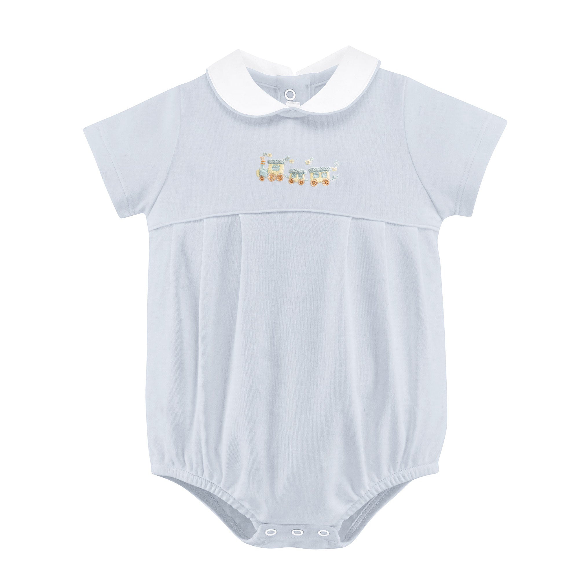 Baby Club Chic Little Train Bubble with Round Collar