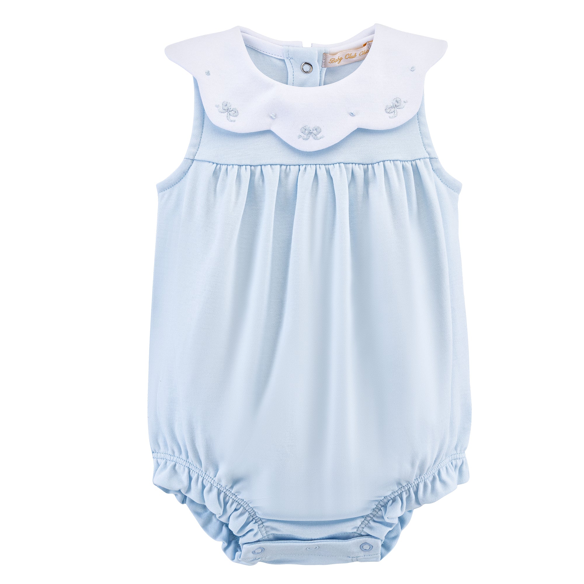 Baby Club Chic Little Bows Bubble with Embroidery