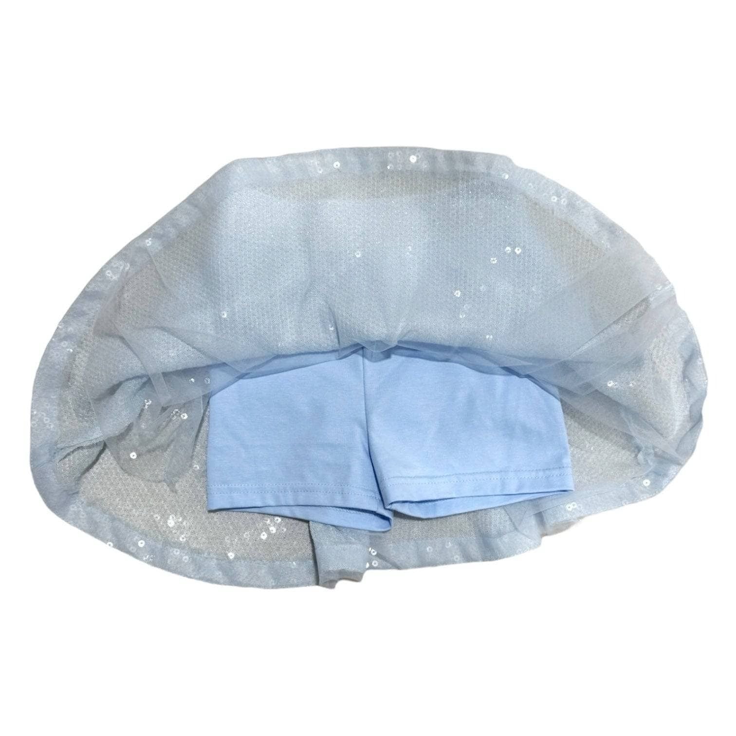 Lola & The Boys Baby Blue Sequin Bow Set