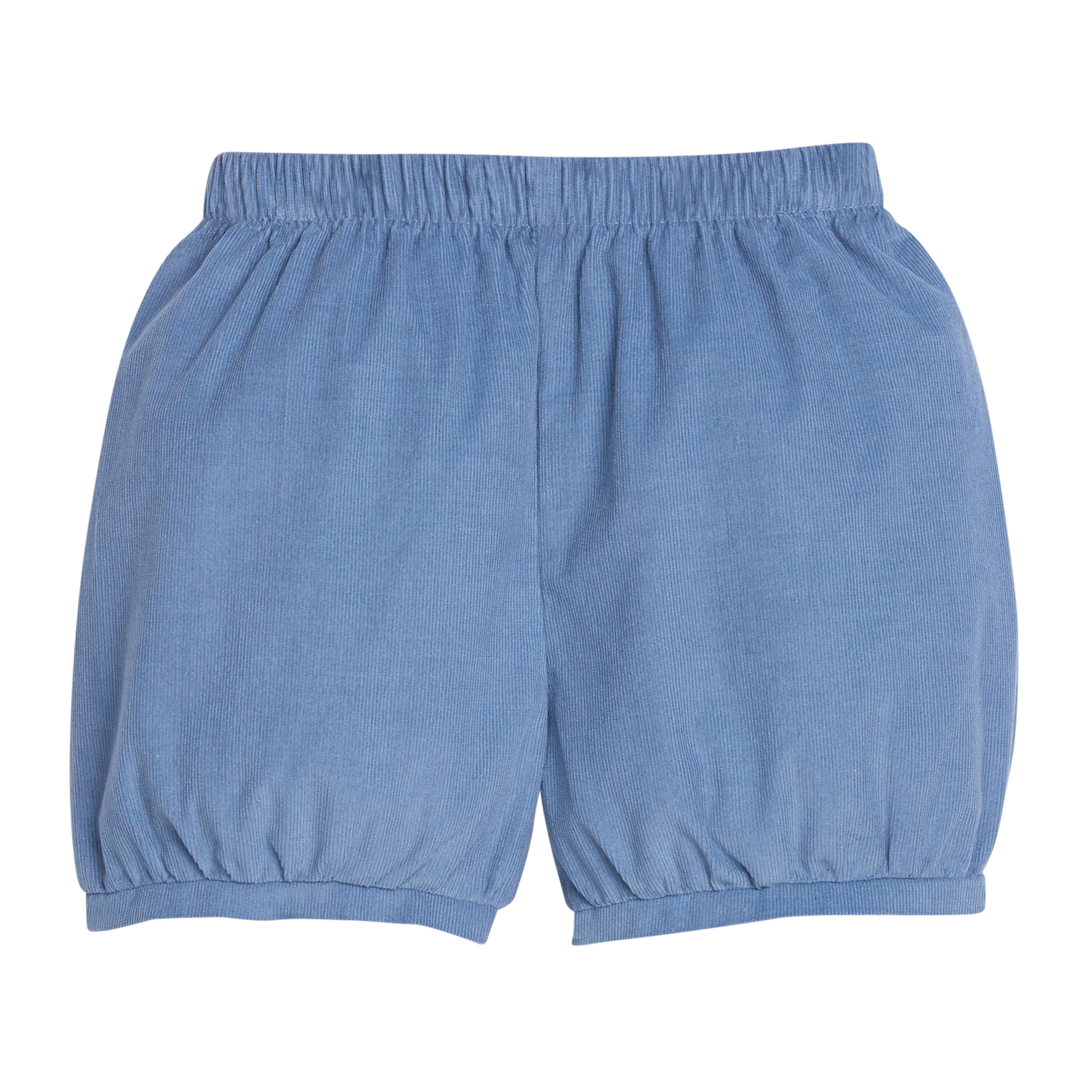 Little English Banded Short, Stormy Blue Corduroy