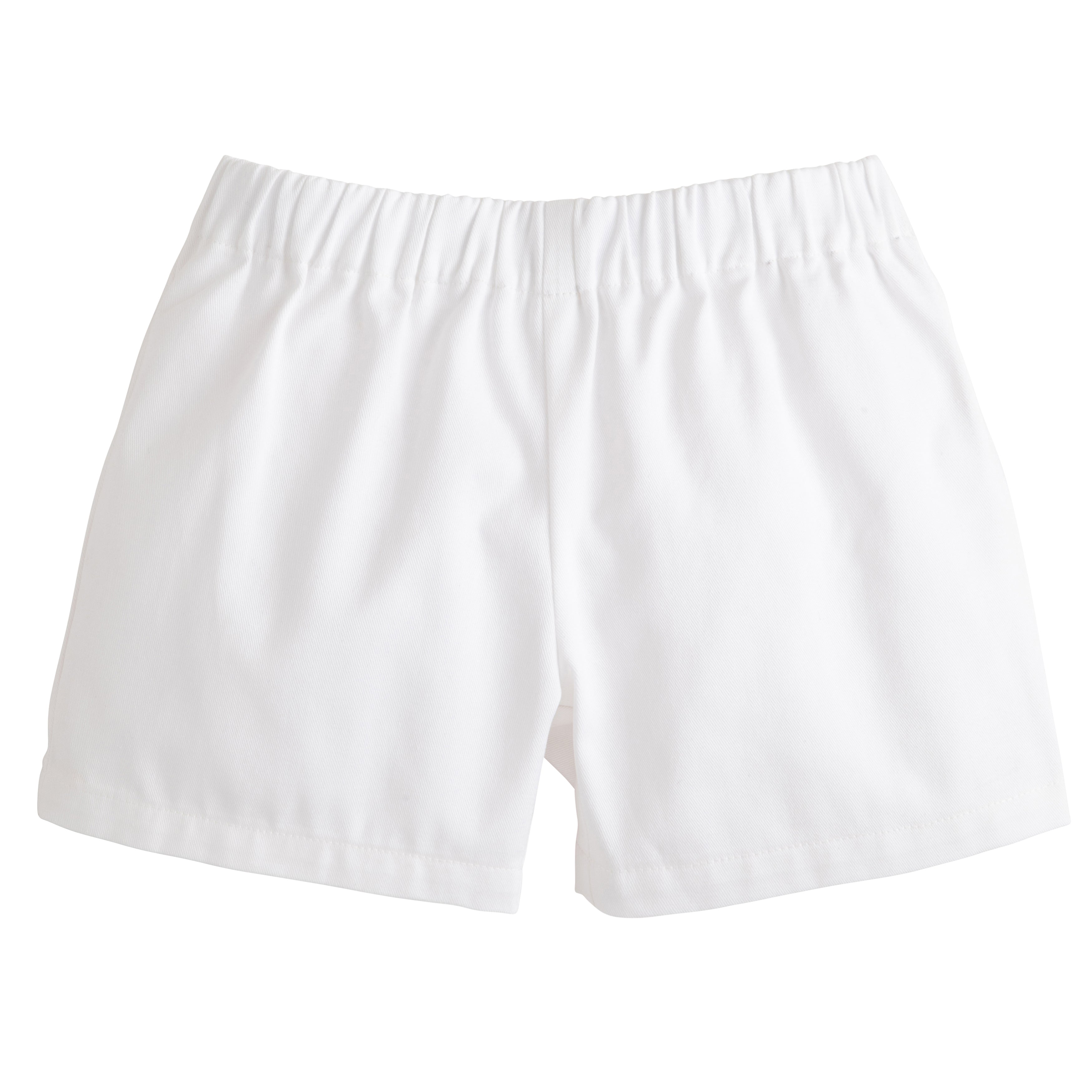 Little English Basic Short, White Twill