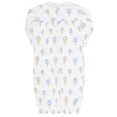 Nella Pima Blue Balloons Print Gown