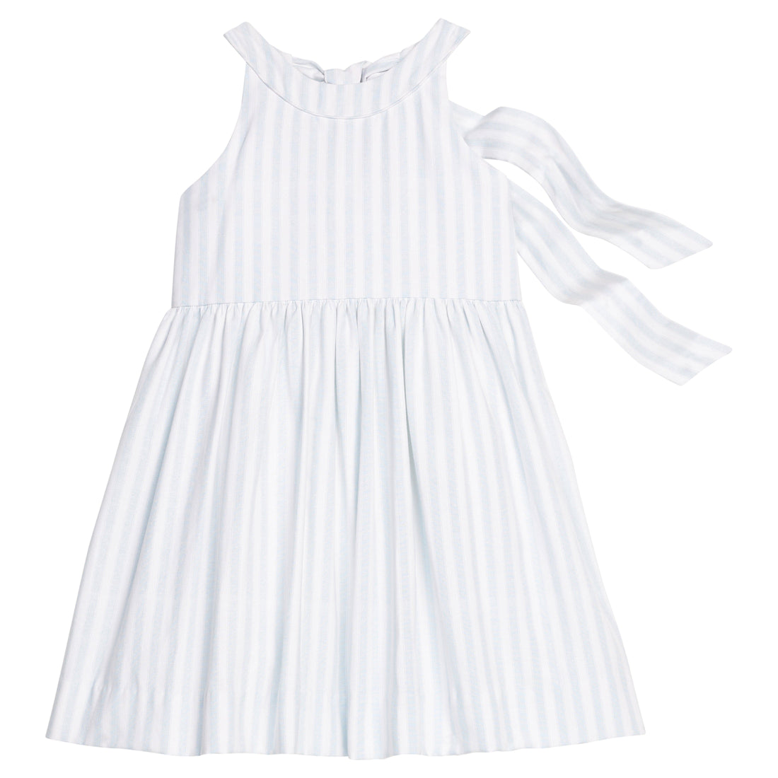 Little English Bow Back Annie Dress, Savannah Stripe