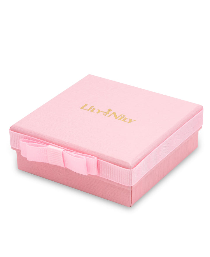 Lily Nily Pink & White Bow Bangle