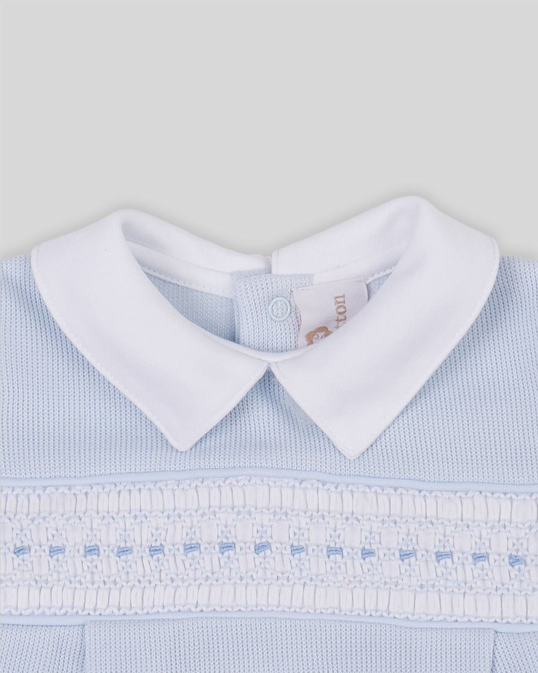 Miocotton Special Knit Hand Smocked Renzi Bubble, Blue