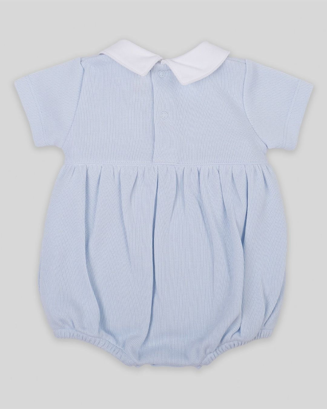 Miocotton Special Knit Hand Smocked Renzi Bubble, Blue